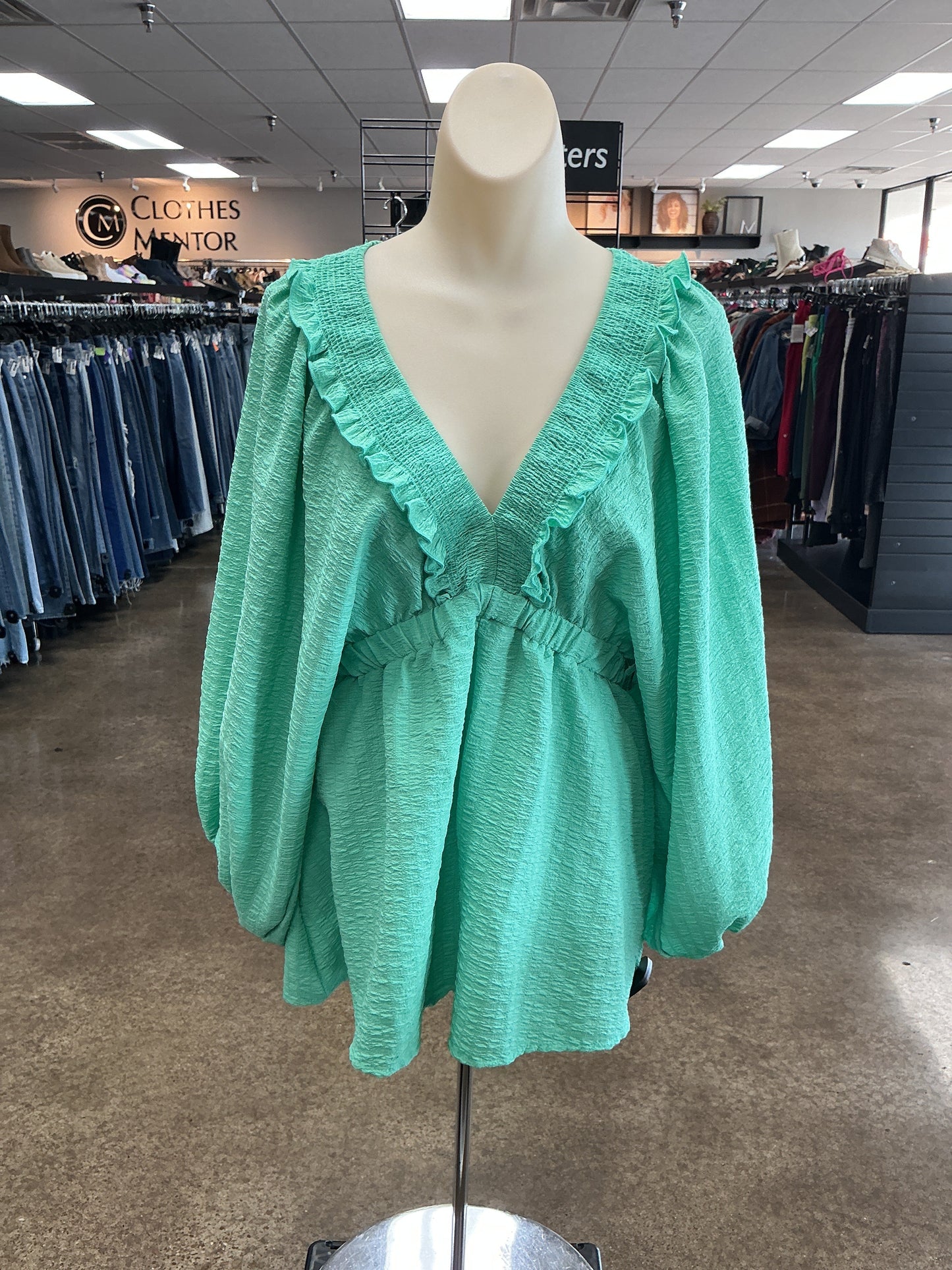 Romper By Bucketlist In Green, Size:M