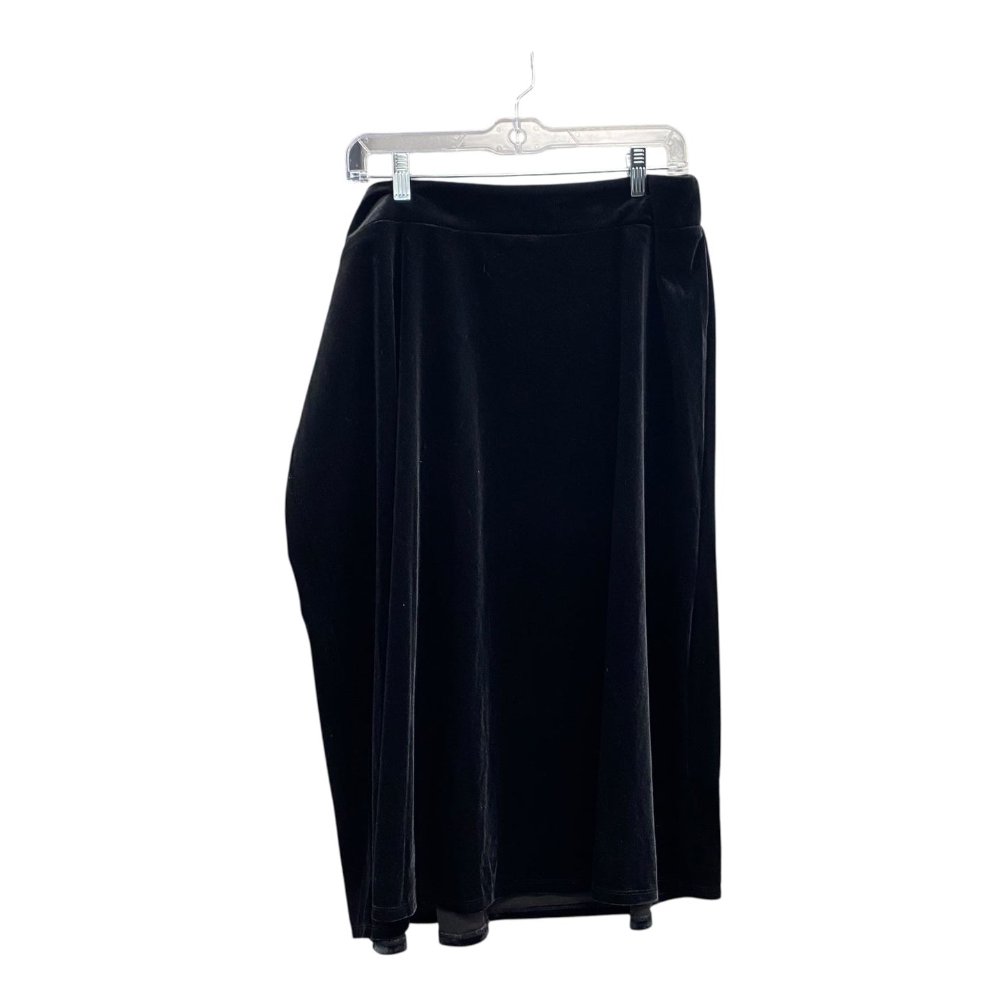 Skirt Midi By Croft And Barrow In Black, Size:Xxl