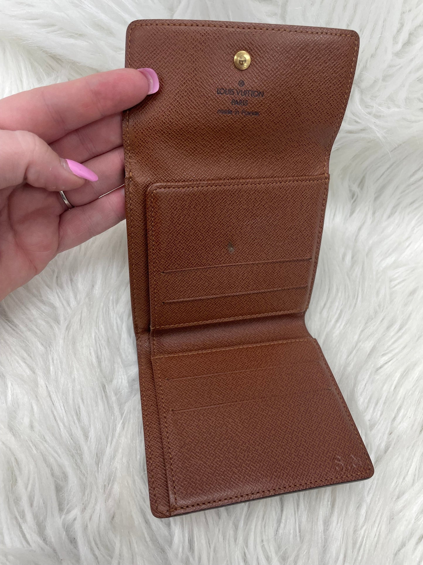 WALLET LUXURY DESIGNER by LOUIS VUITTON In BROWN, Size: MEDIUM