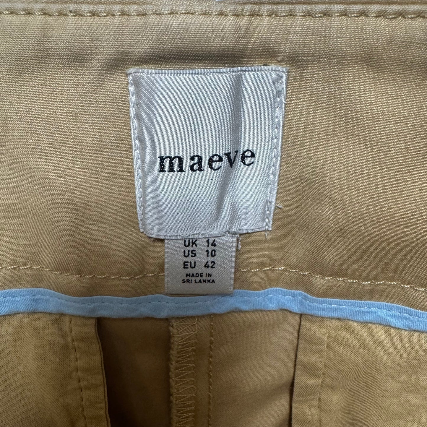 Pants Chinos & Khakis By Maeve In Tan, Size: 10