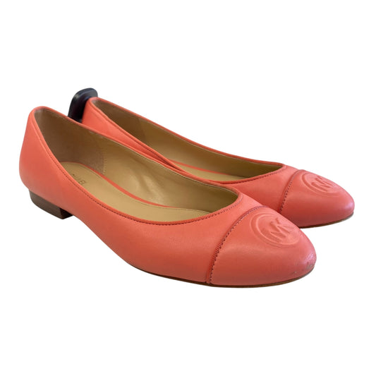 Shoes Flats By Michael By Michael Kors In Orange, Size:6.5
