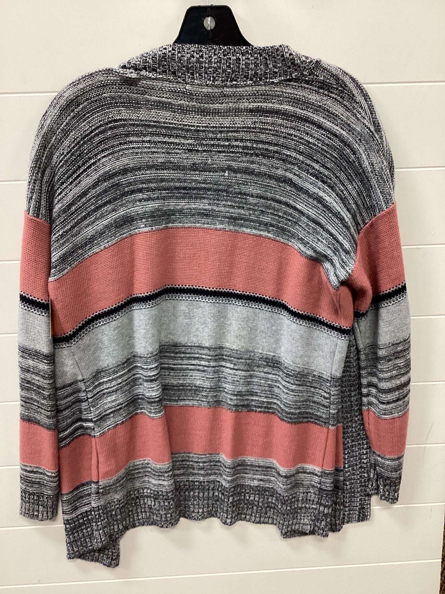 Cardigan By Maurices In Green & Pink, Size:M