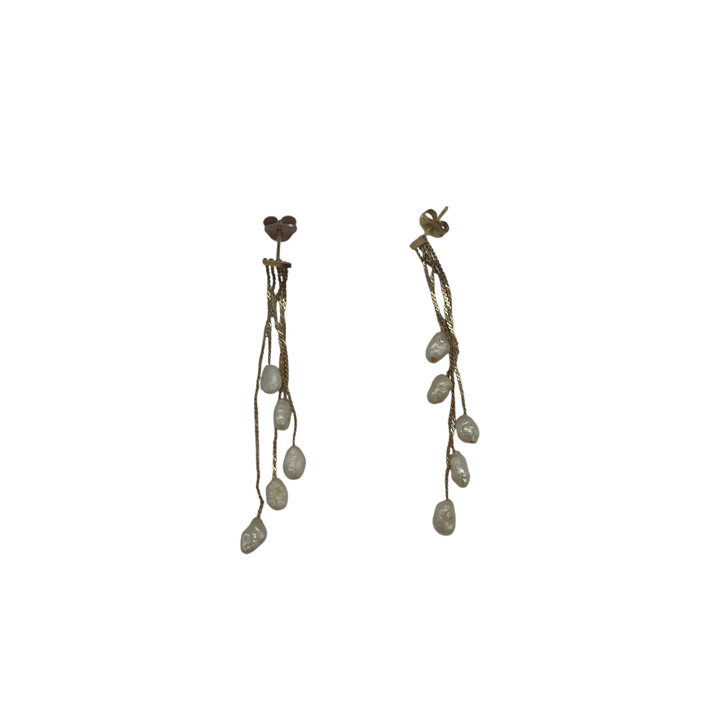 Earrings Dangle/Drop By Clothes Mentor In Cream