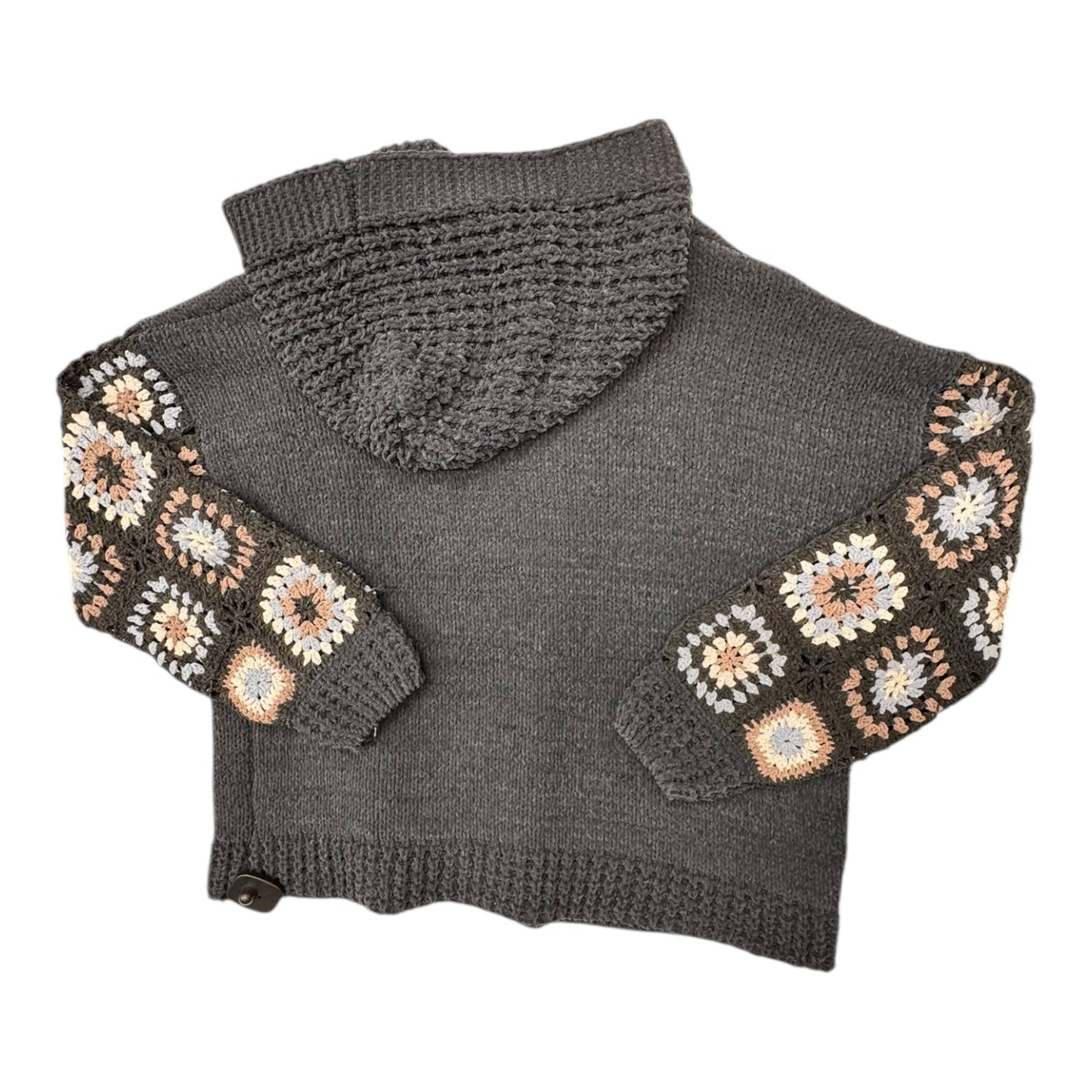 Sweater Cardigan By Pol In Grey, Size:M