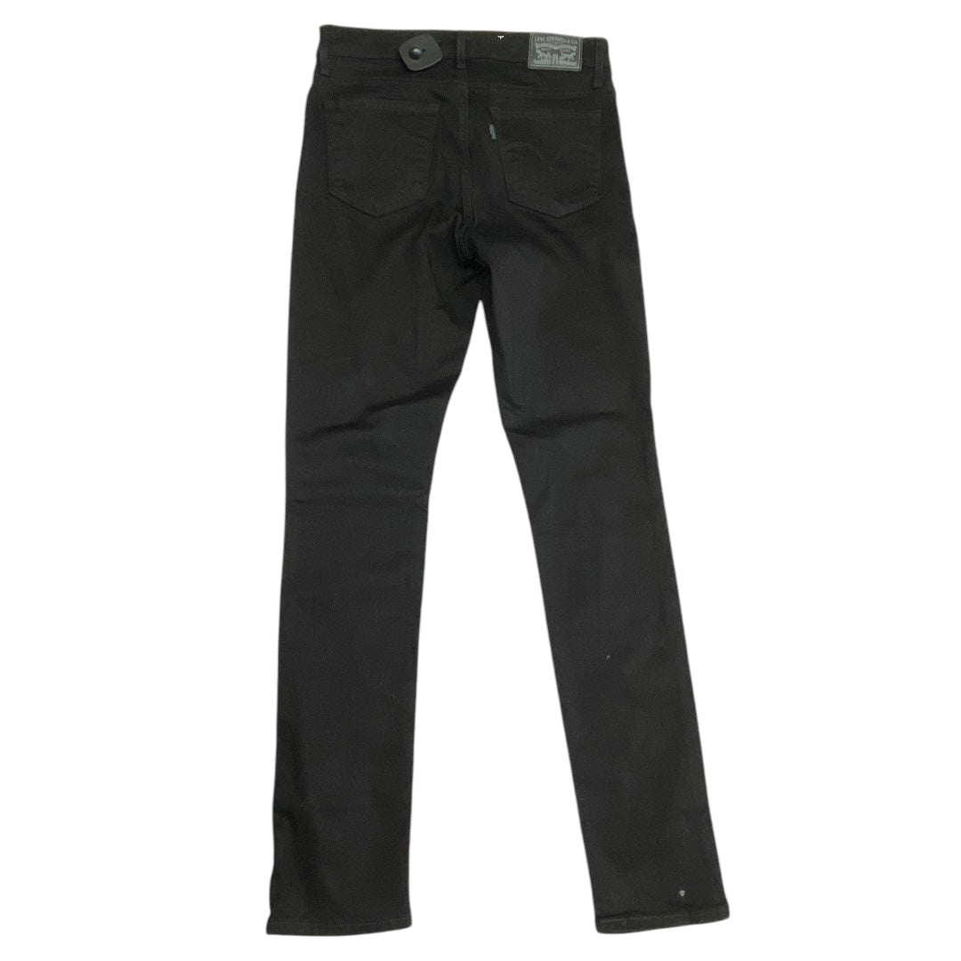 Jeans Skinny By Levis In Black, Size:4