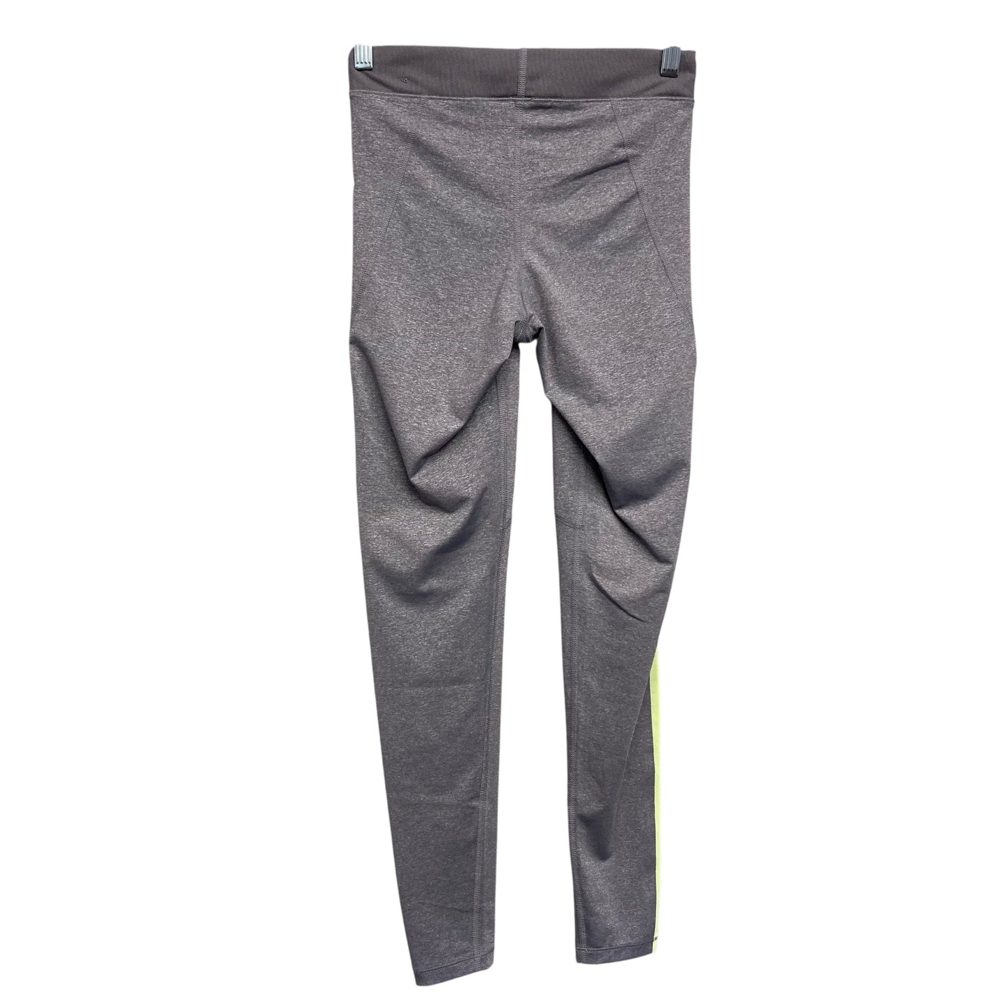 Athletic Leggings By Nike Apparel In Green & Grey, Size:S