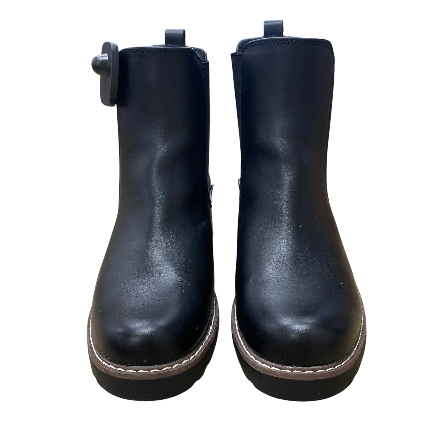 Boots Ankle Flats By Universal Thread In Black, Size:8