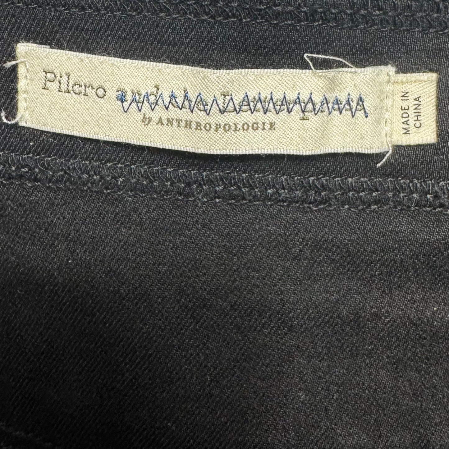 High-Rise Denim Leggings By Pilcro In Black, Size: 12/31 Petite
