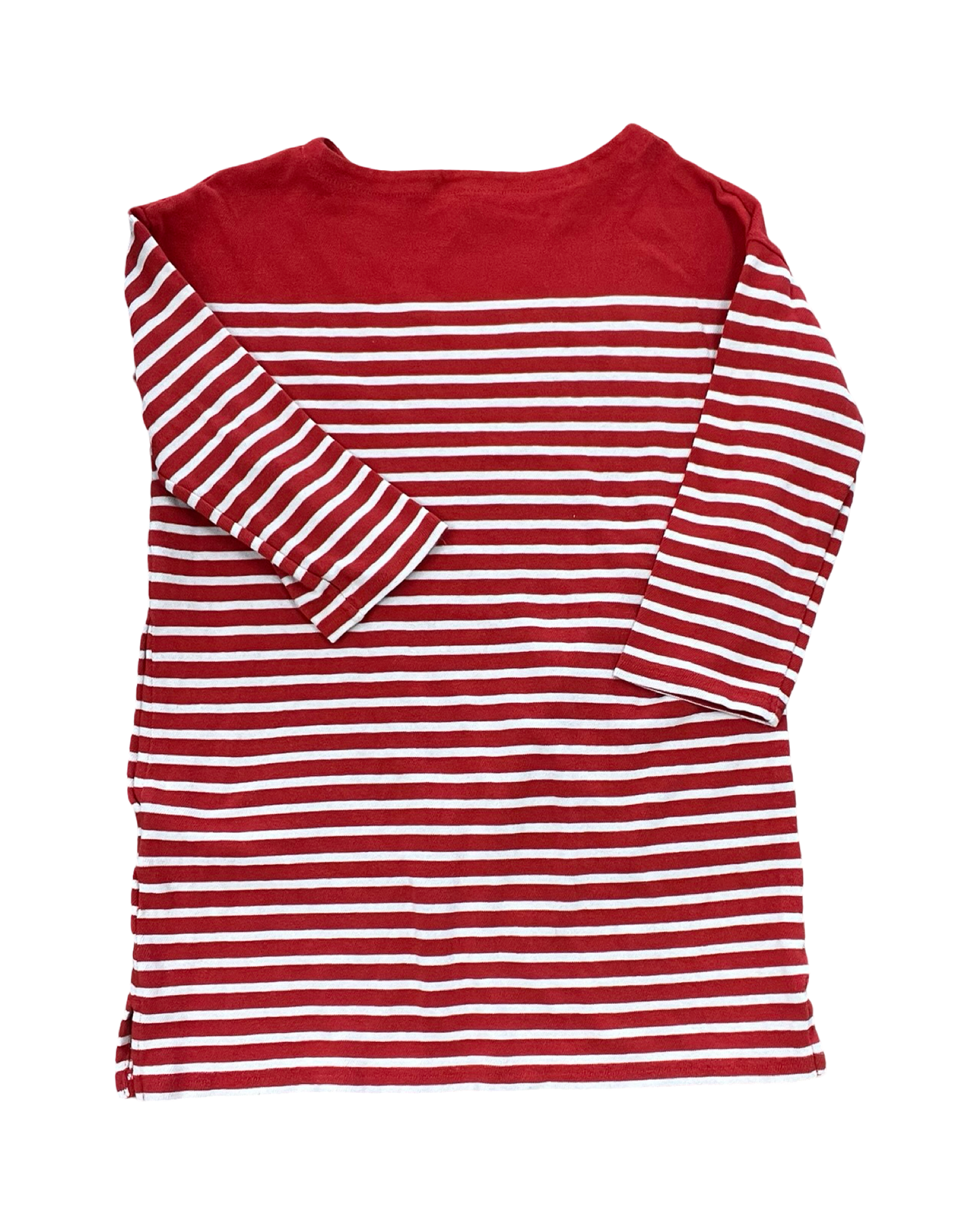 Dress Casual Midi By J. Crew In Red & White, Size:S