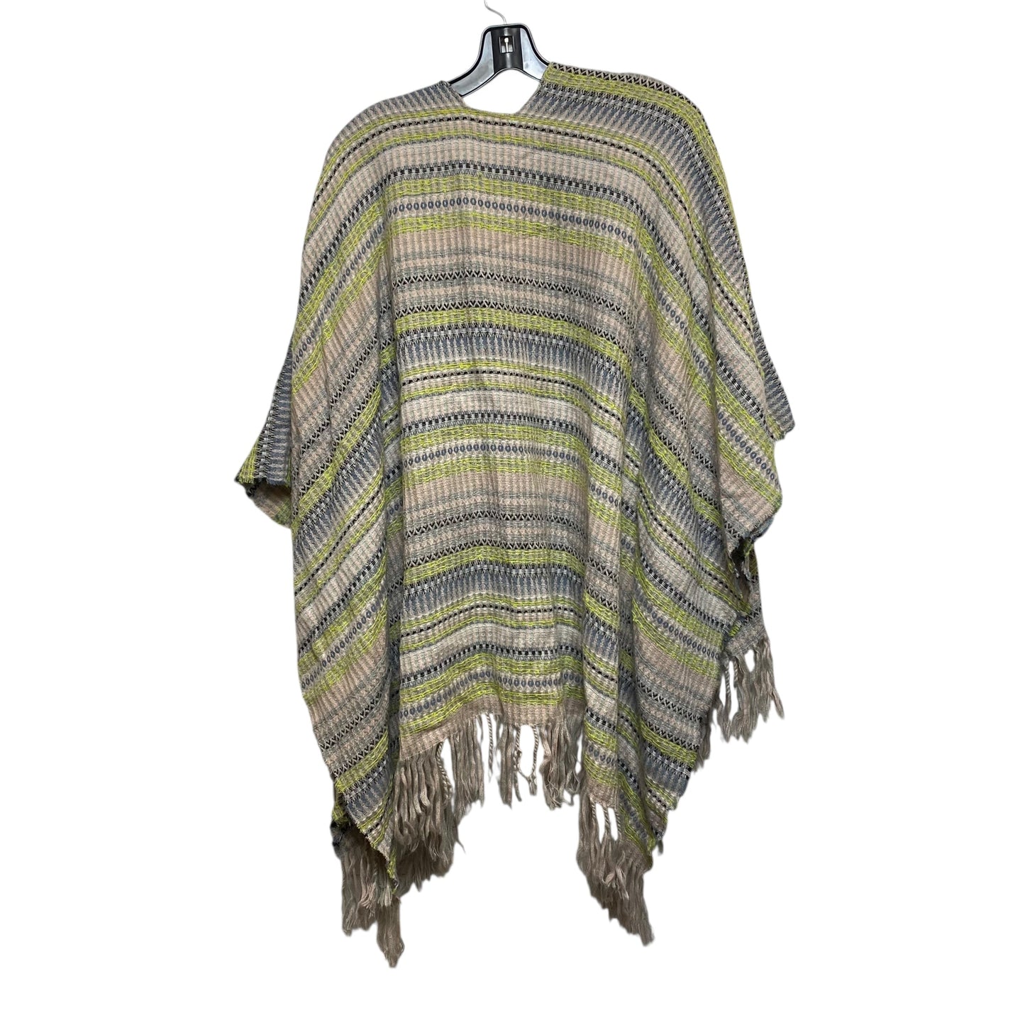 Shawl By Free People In Green & Pink, Size:Osfm