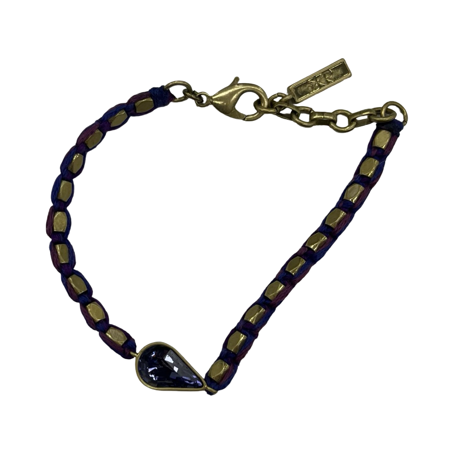 Bracelet Other By Clothes Mentor In Gold & Purple