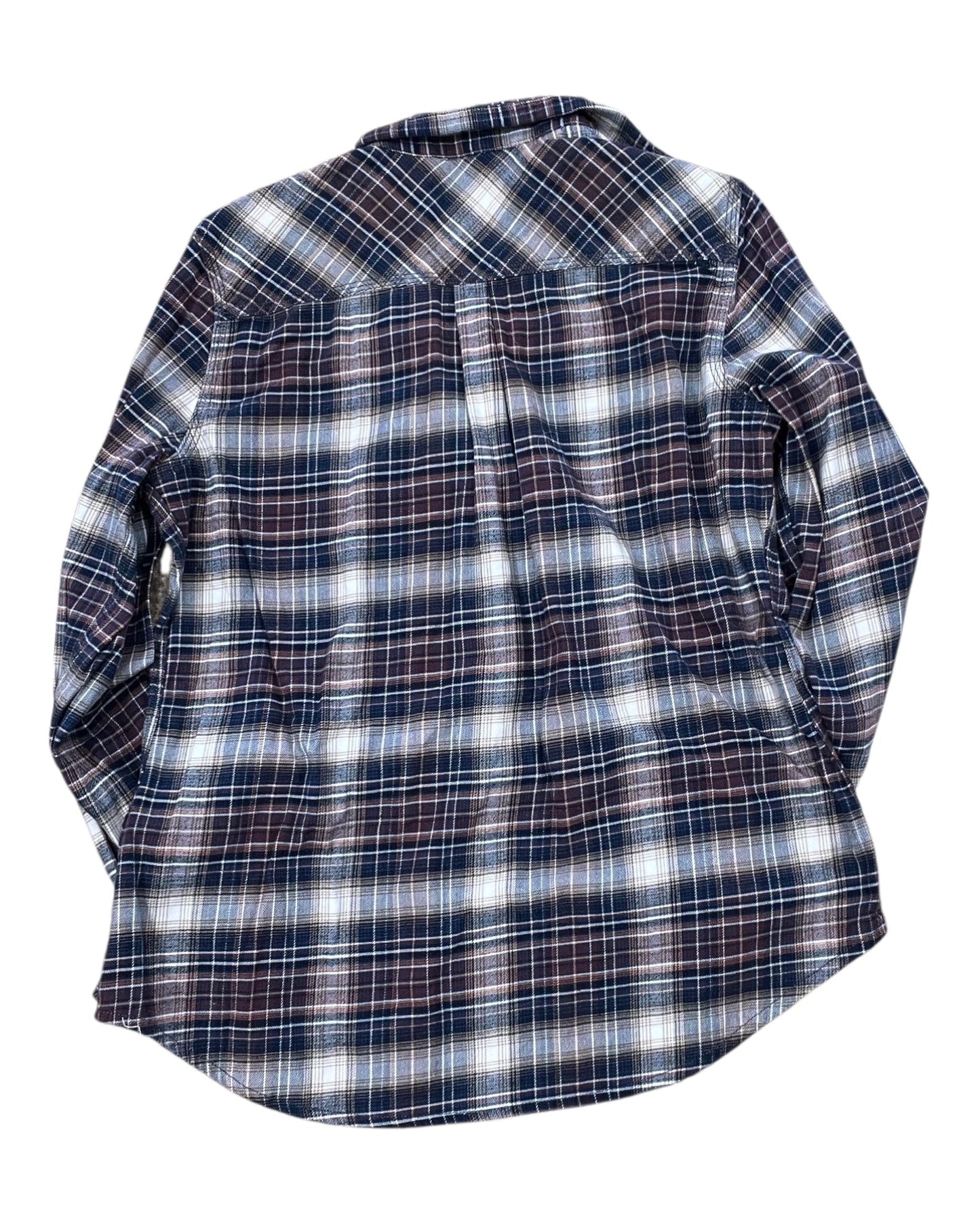 Top Ls By Carhartt In Blue & Cream, Size:L