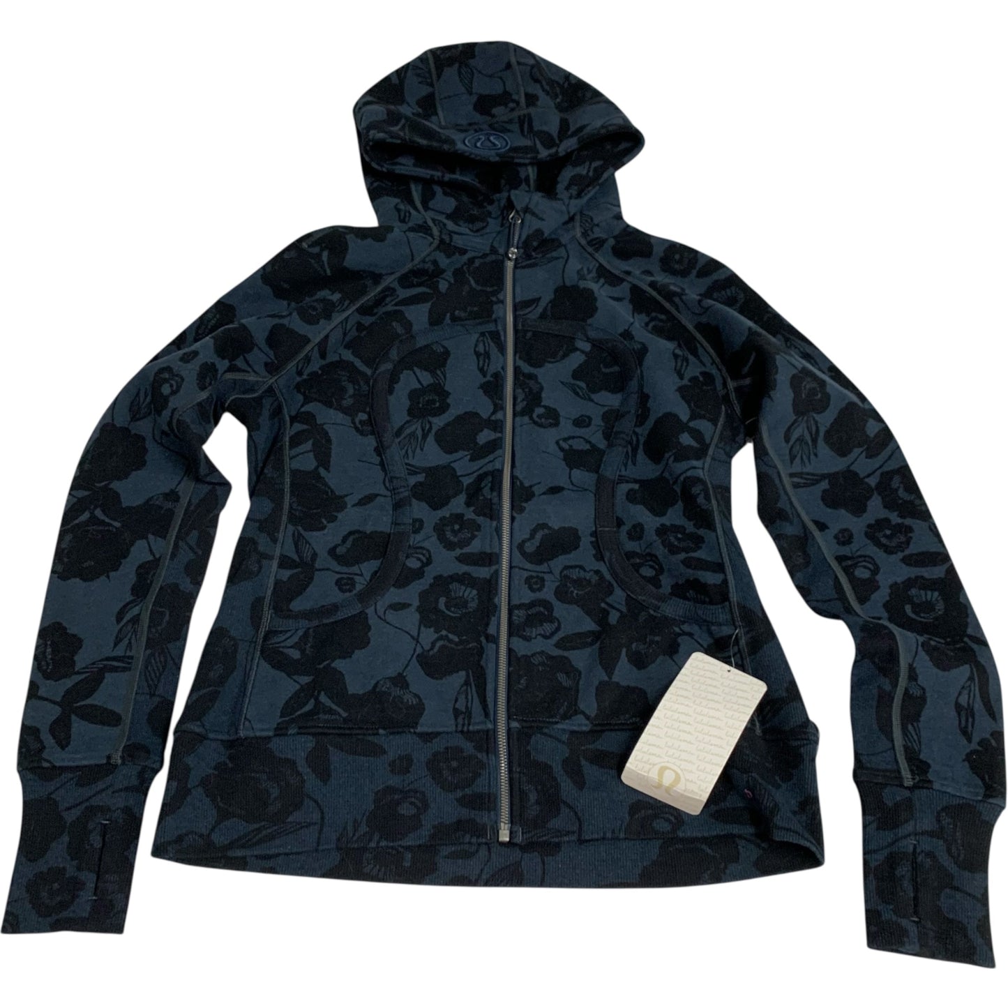 Athletic Jacket By Lululemon In Navy, Size: L