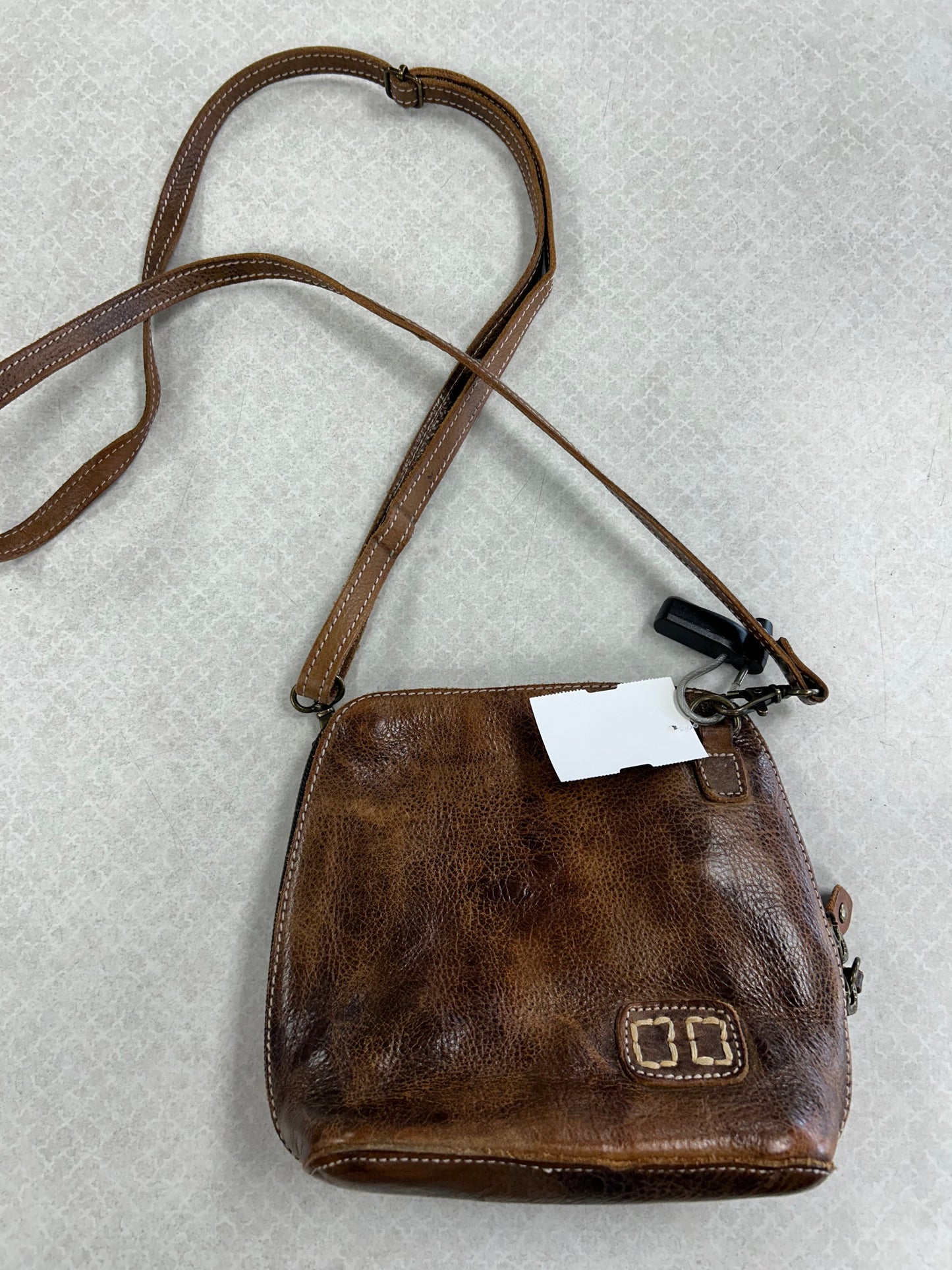 Crossbody Leather By Bed Stu In Bronze, Size:Small