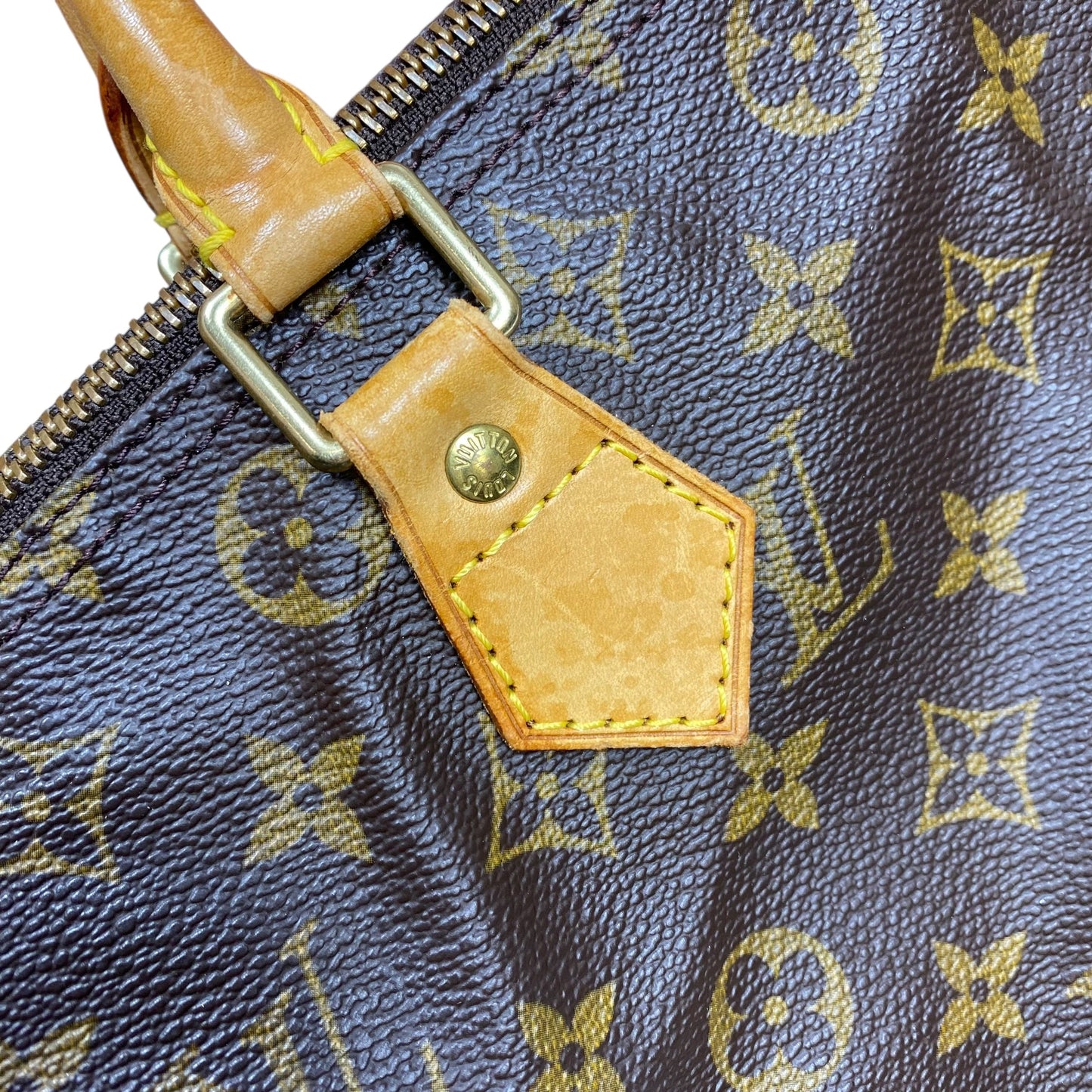 Handbag Luxury Designer By Louis Vuitton In Brown, Size:Medium