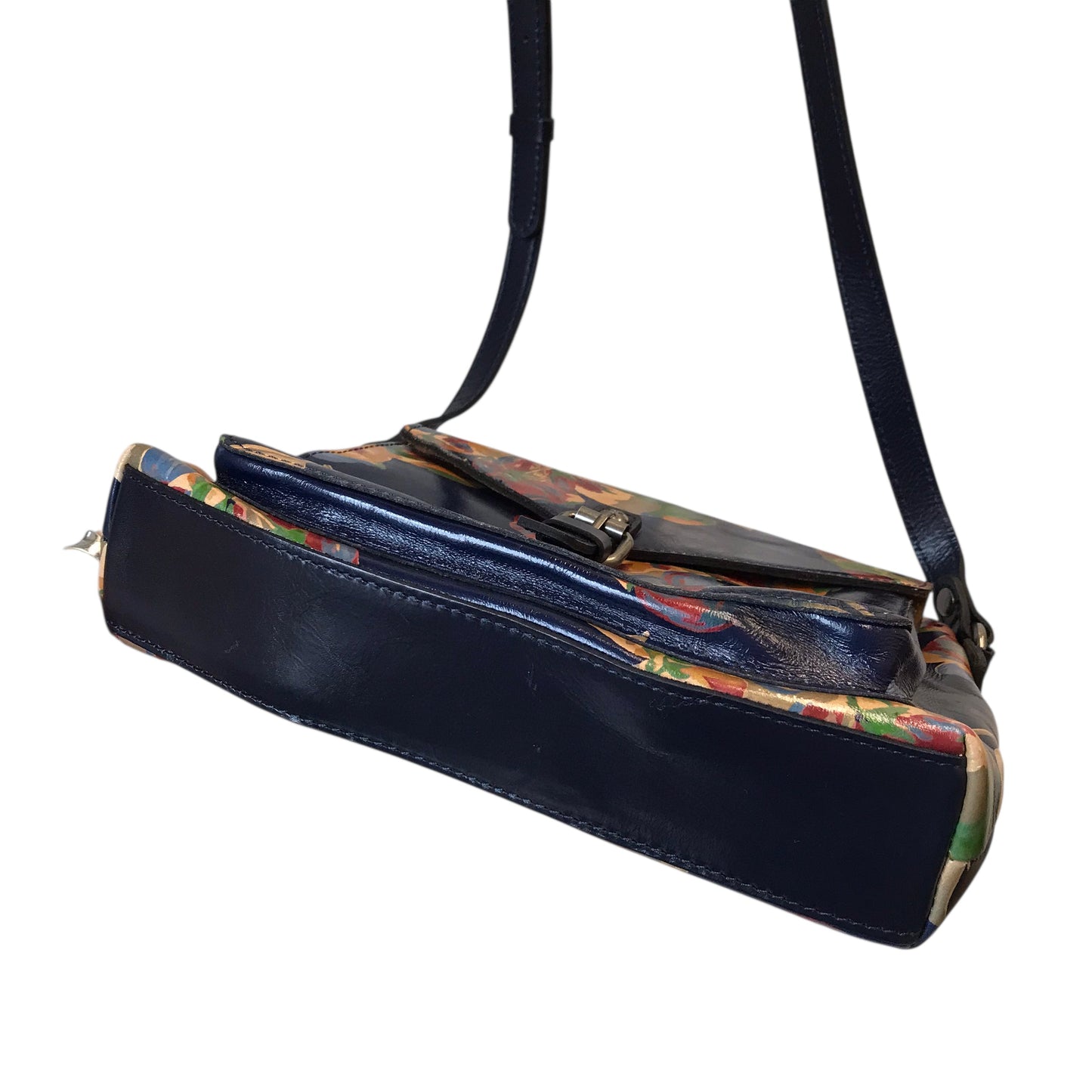 Crossbody Designer By Patricia Nash In Blue, Size:Medium