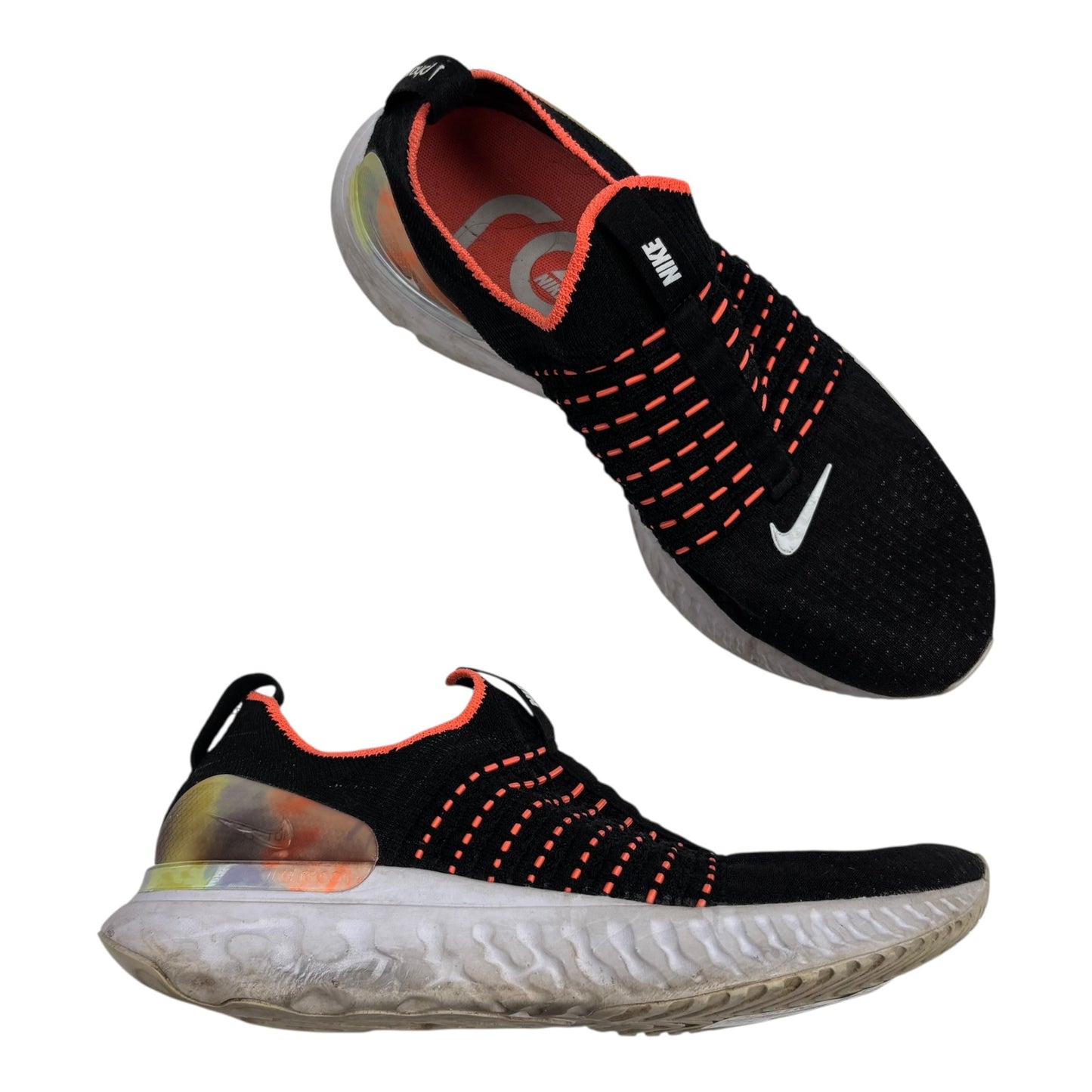 Shoes Athletic By Nike In Black & Orange, Size:8.5