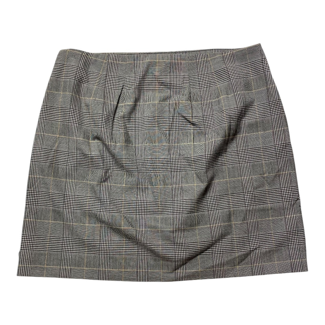 Skirt Mini & Short By Loft In Plaid Pattern, Size:8
