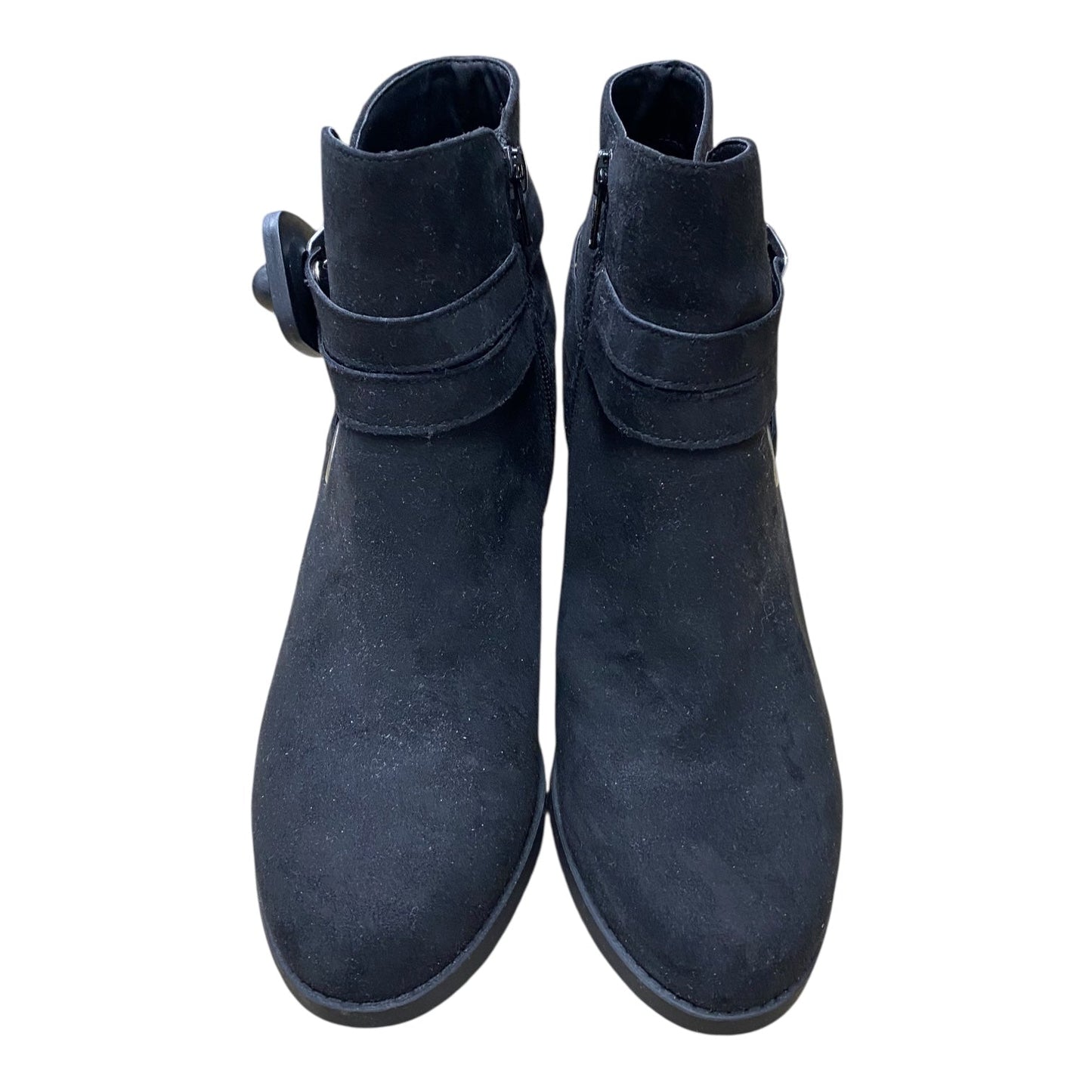 Boots Ankle Heels By Style And Company In Black, Size:8