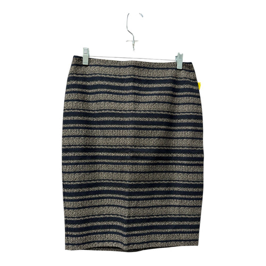 Skirt Mini & Short By Loft In Black & Tan, Size:4