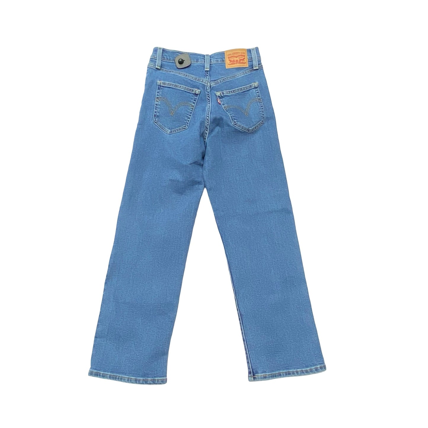 Jeans Straight By Levis In Blue Denim, Size:4