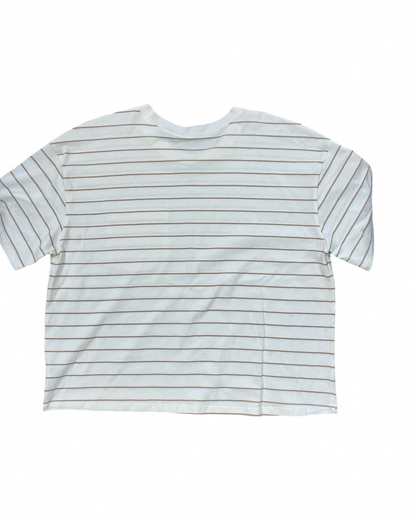 Top Ss By Time And Tru In Cream, Size:Xl