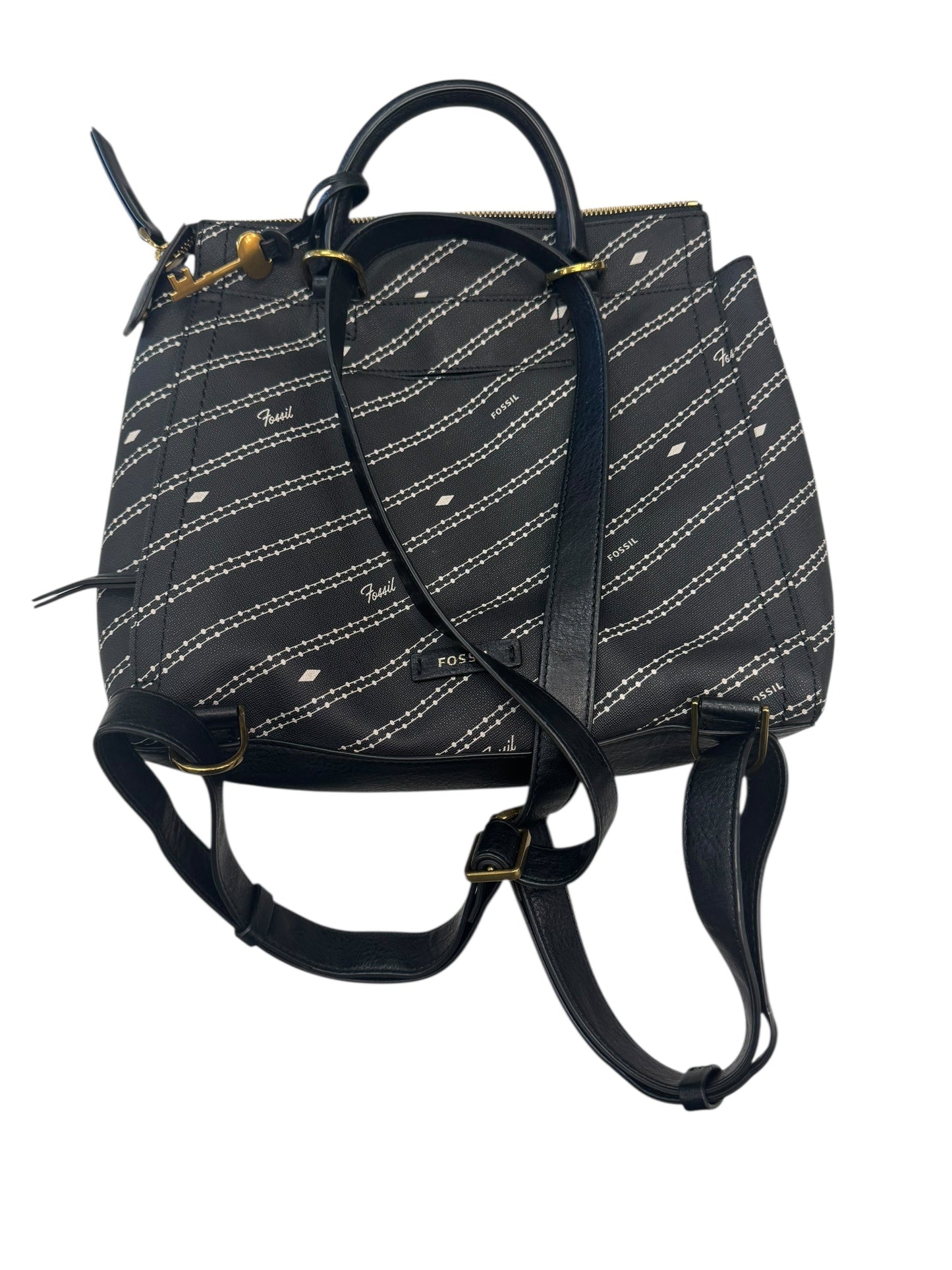 Backpack By Fossil, Size: Medium