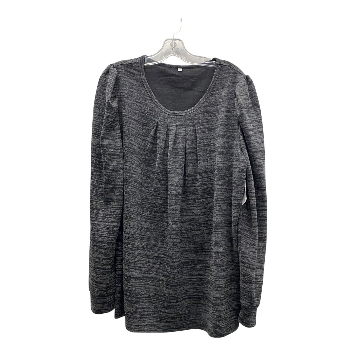Top Ls In Grey, Size:2X