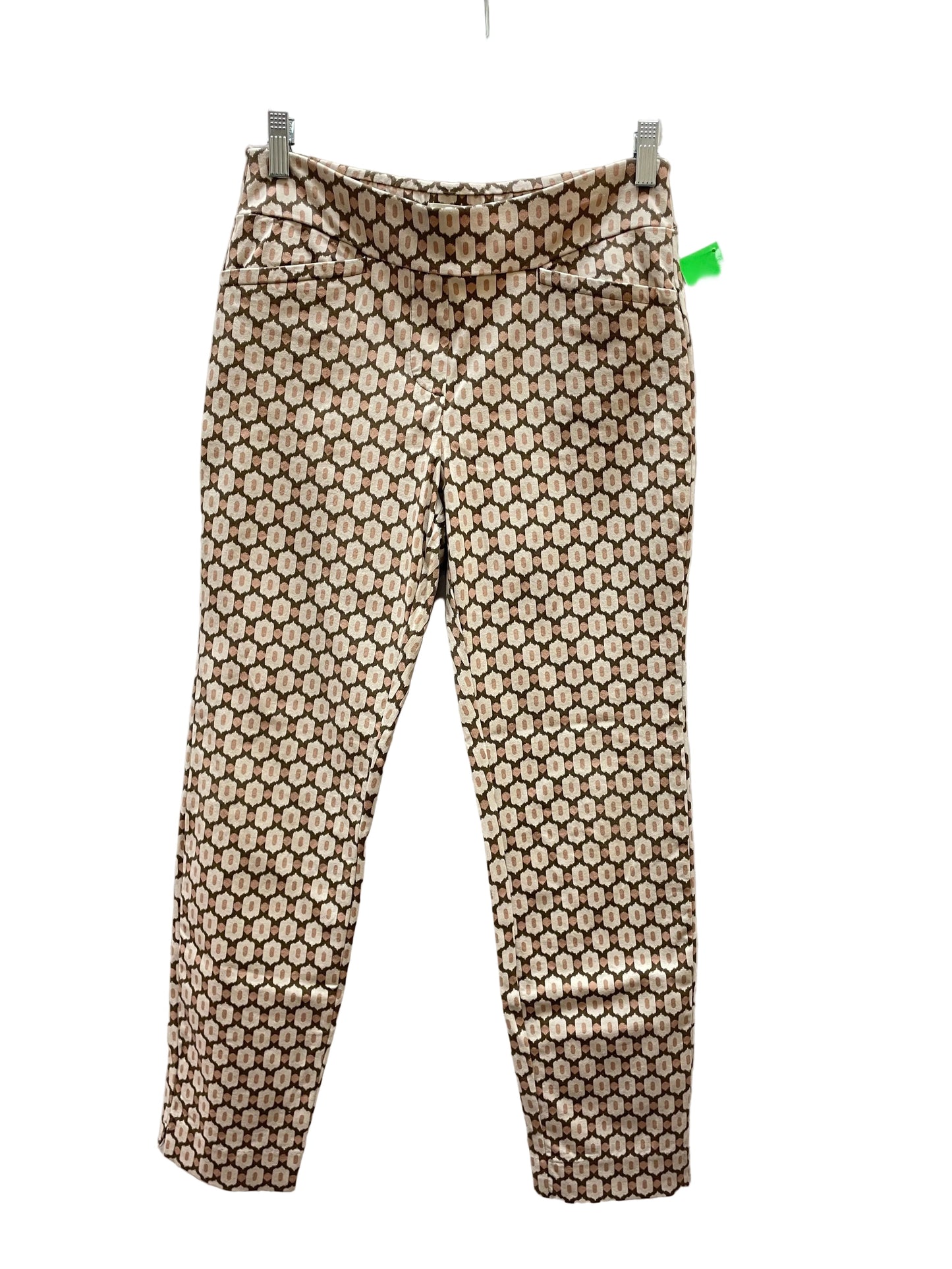 Pants Cropped By Spartina In Brown & Cream, Size:S