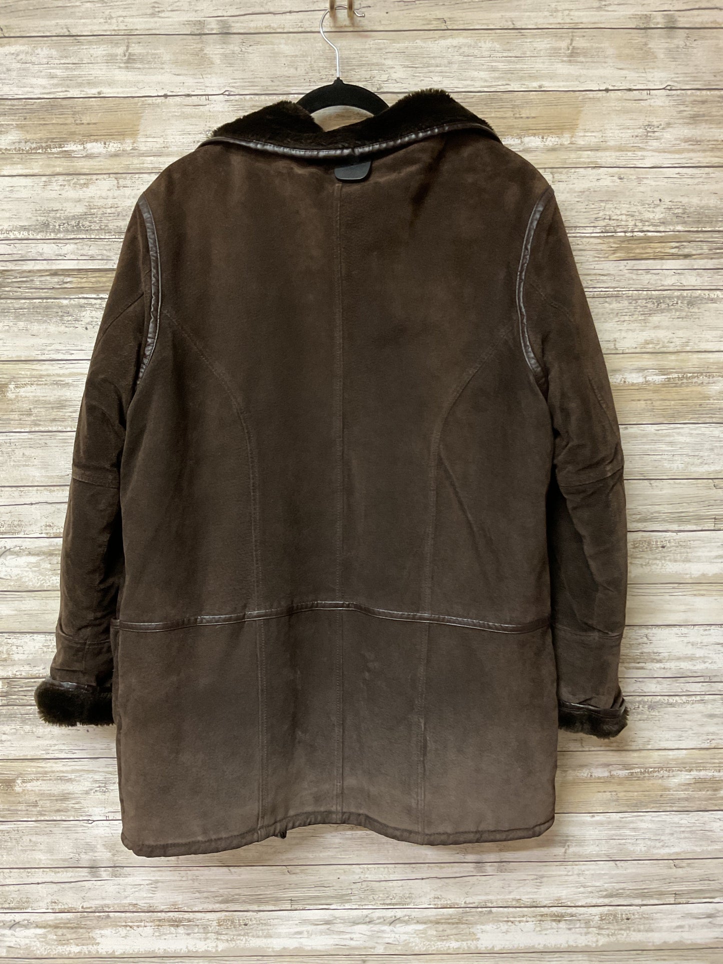 Coat Leather By Marvin Richards In Brown, Size:S