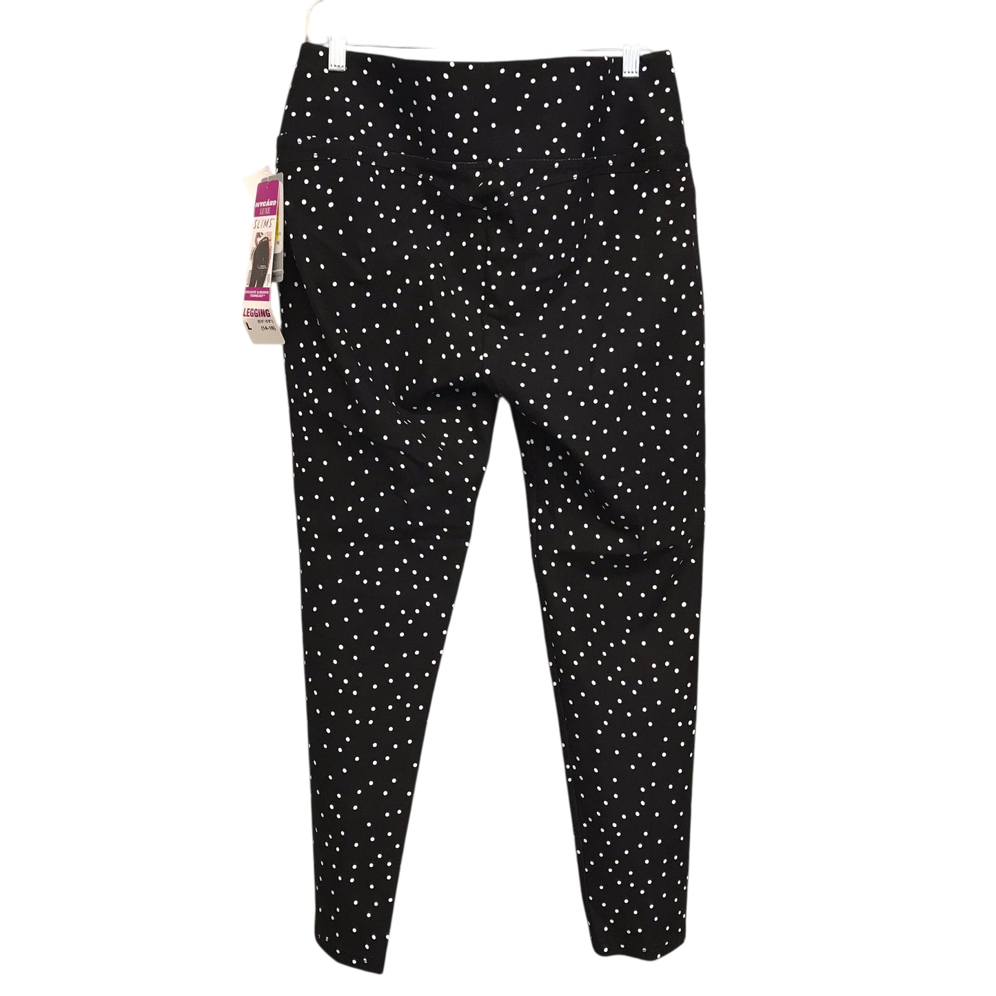Pants Leggings By Nygard Peter In Polkadot Pattern, Size:14