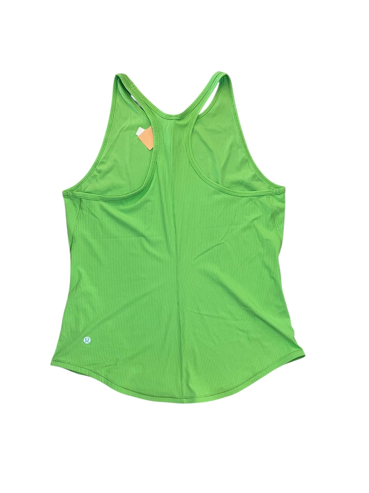 Athletic Tank Top By Lululemon In Green, Size:M