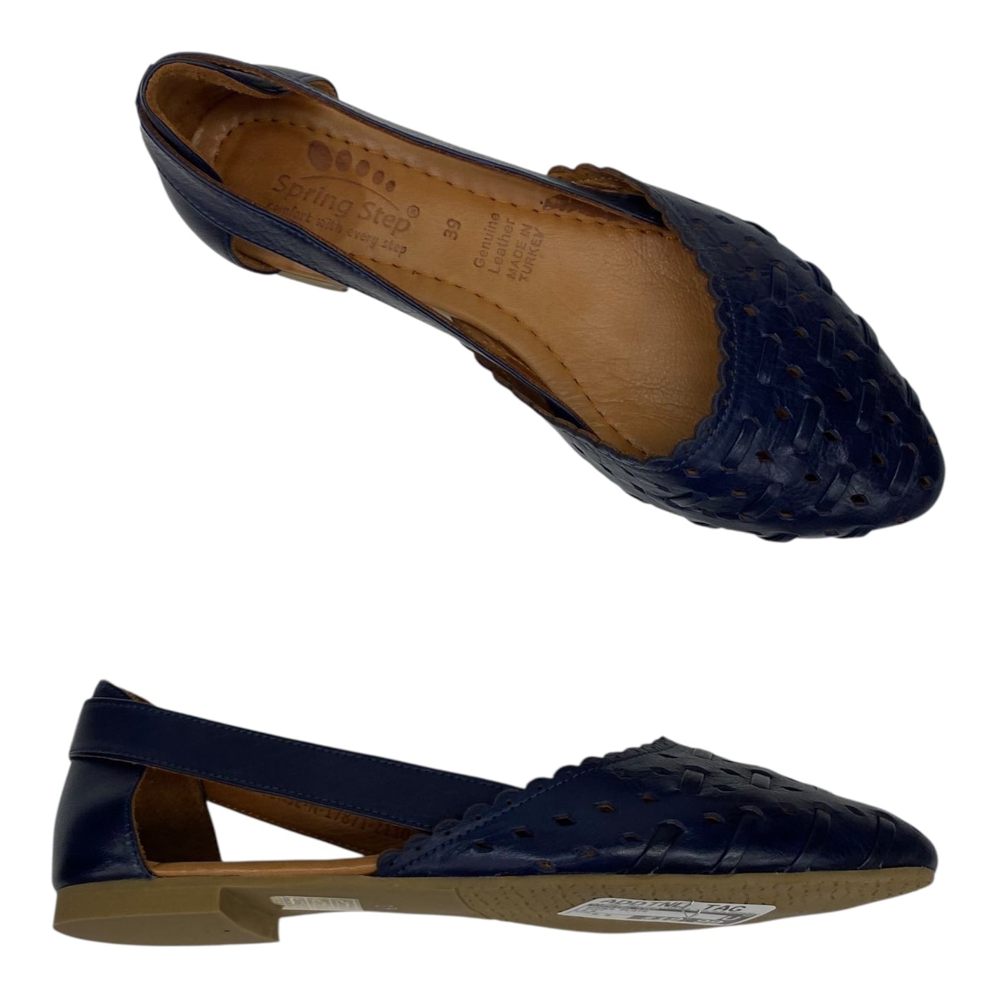 Shoes Flats By Spring Step In Navy, Size:8.5