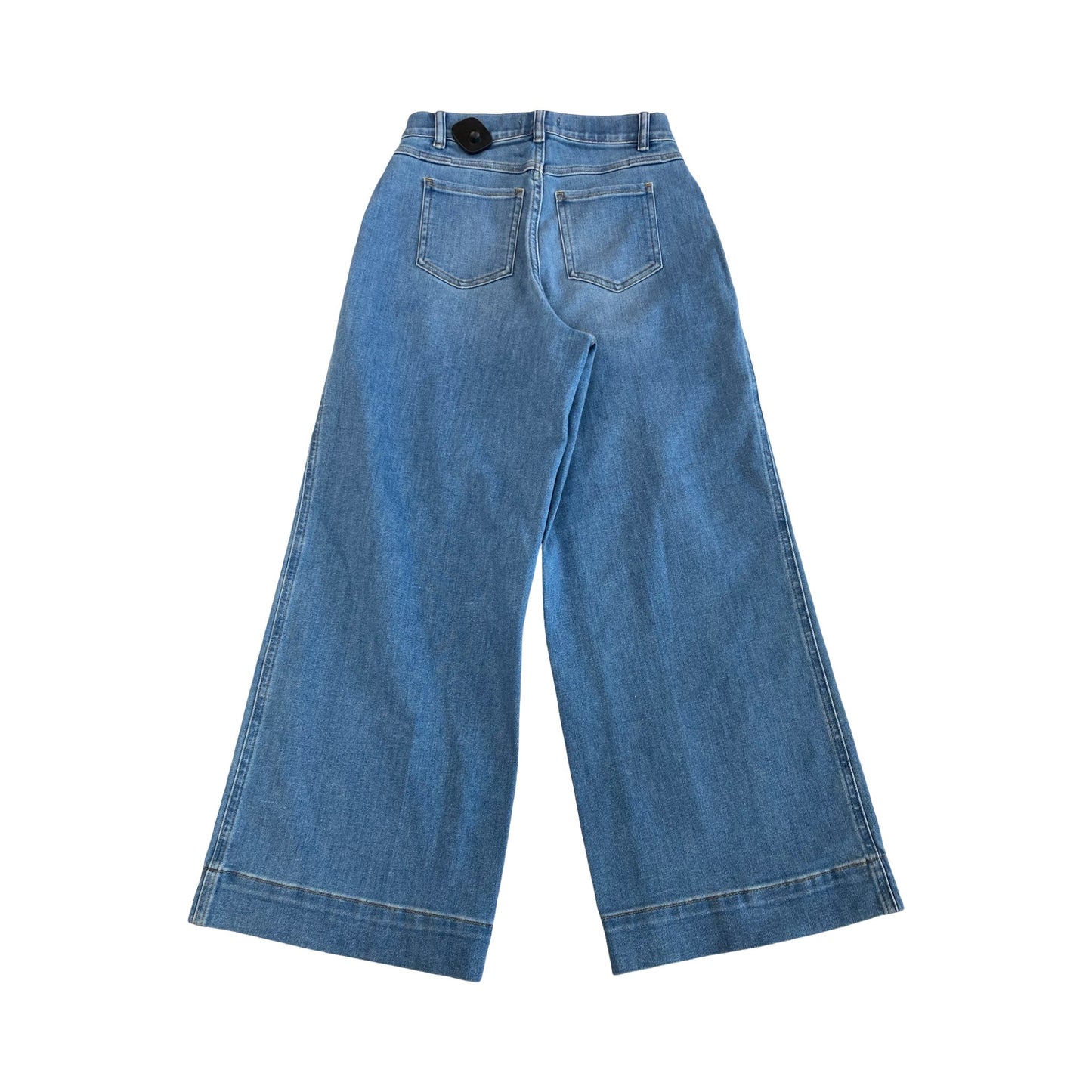 Jeans Wide Leg By Spanx In Blue Denim, Size:S