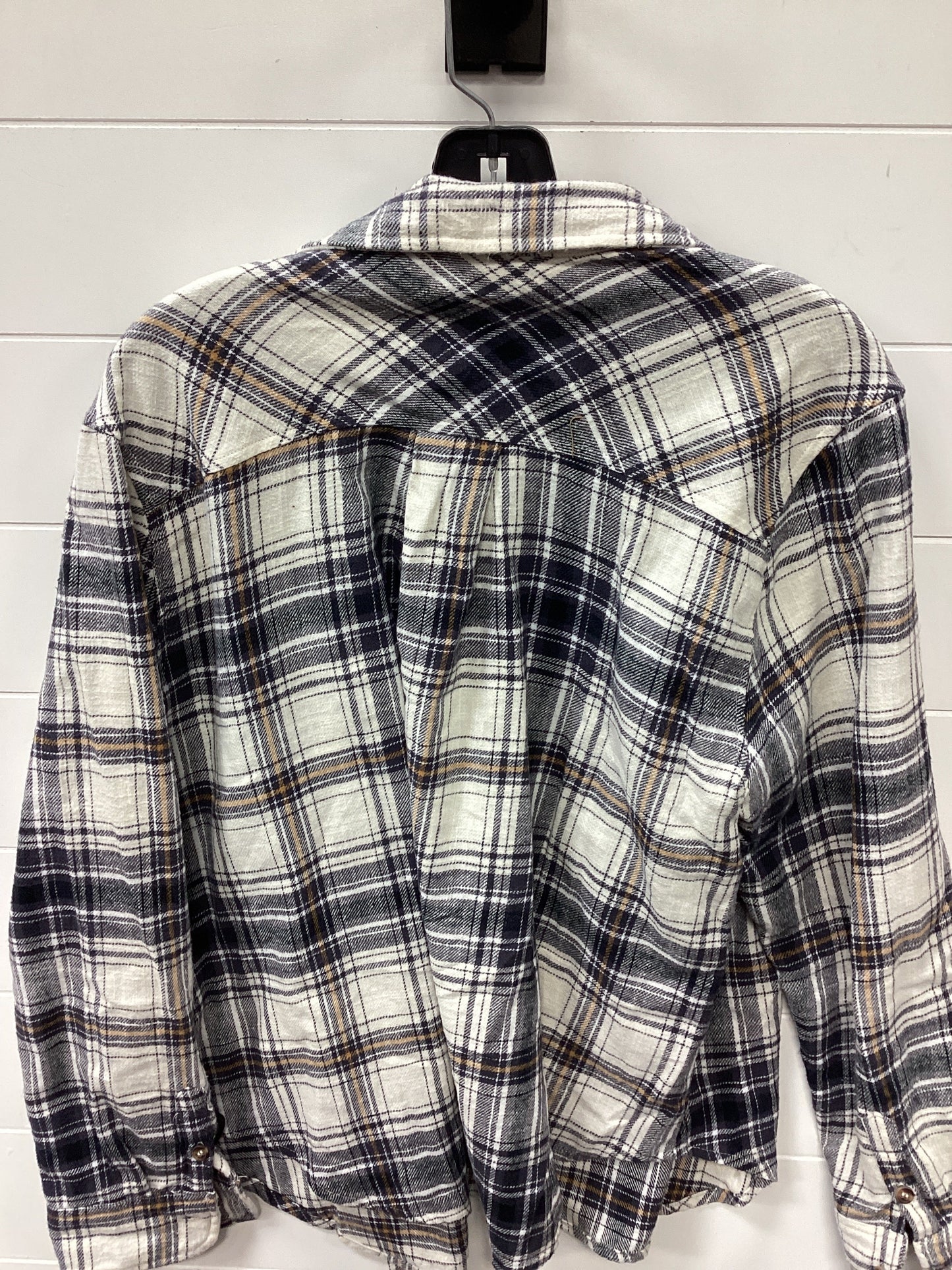 Top Ls By Love Tree In Blue & Cream, Size:M