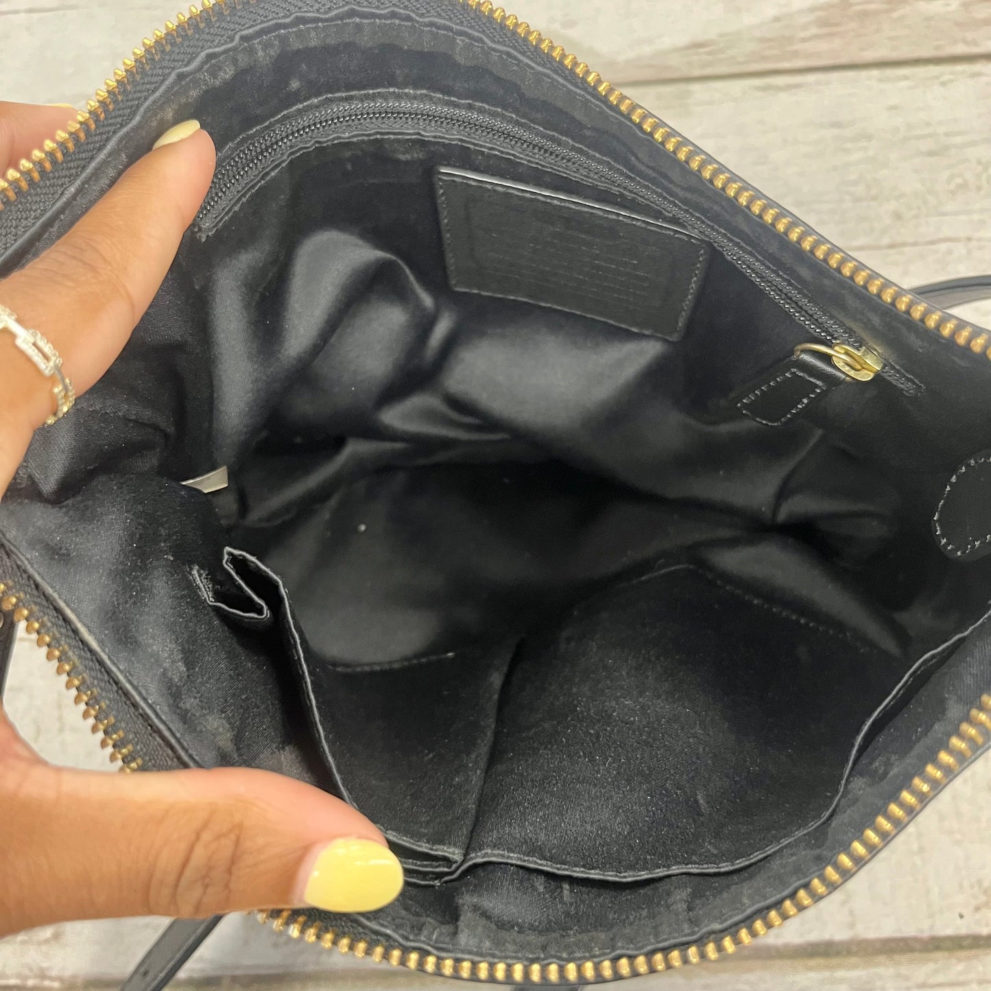 Crossbody Designer By Coach, Size: Medium