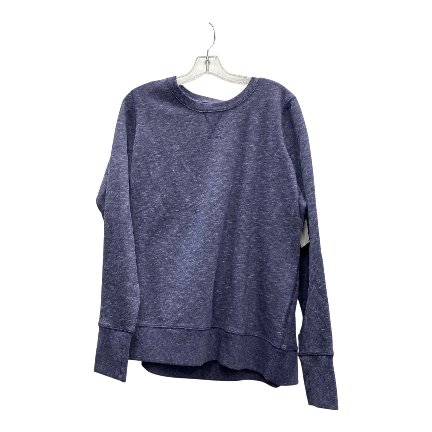 Athletic Sweatshirt Crewneck By Tek Gear In Blue, Size:1X