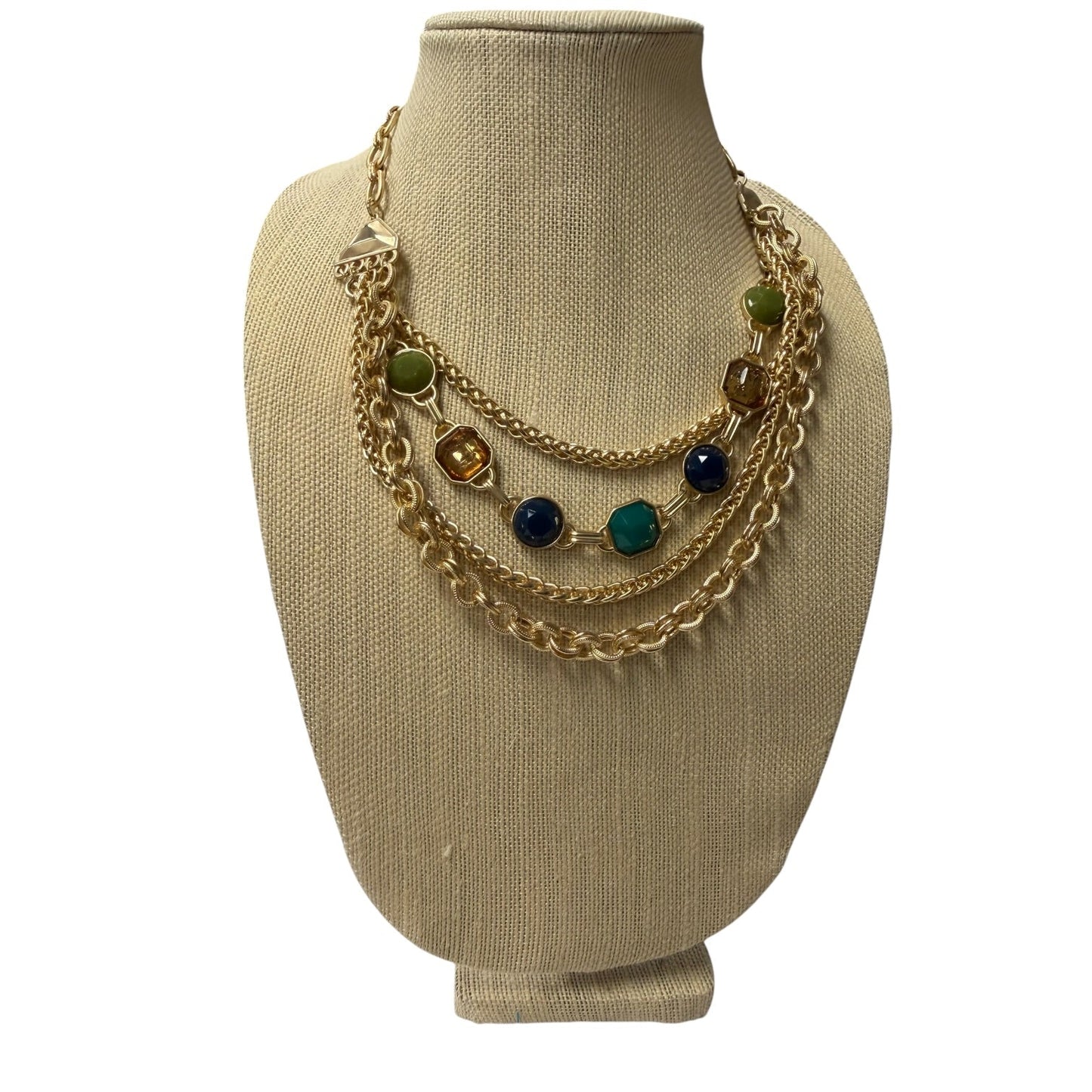 Necklace Layered In Gold