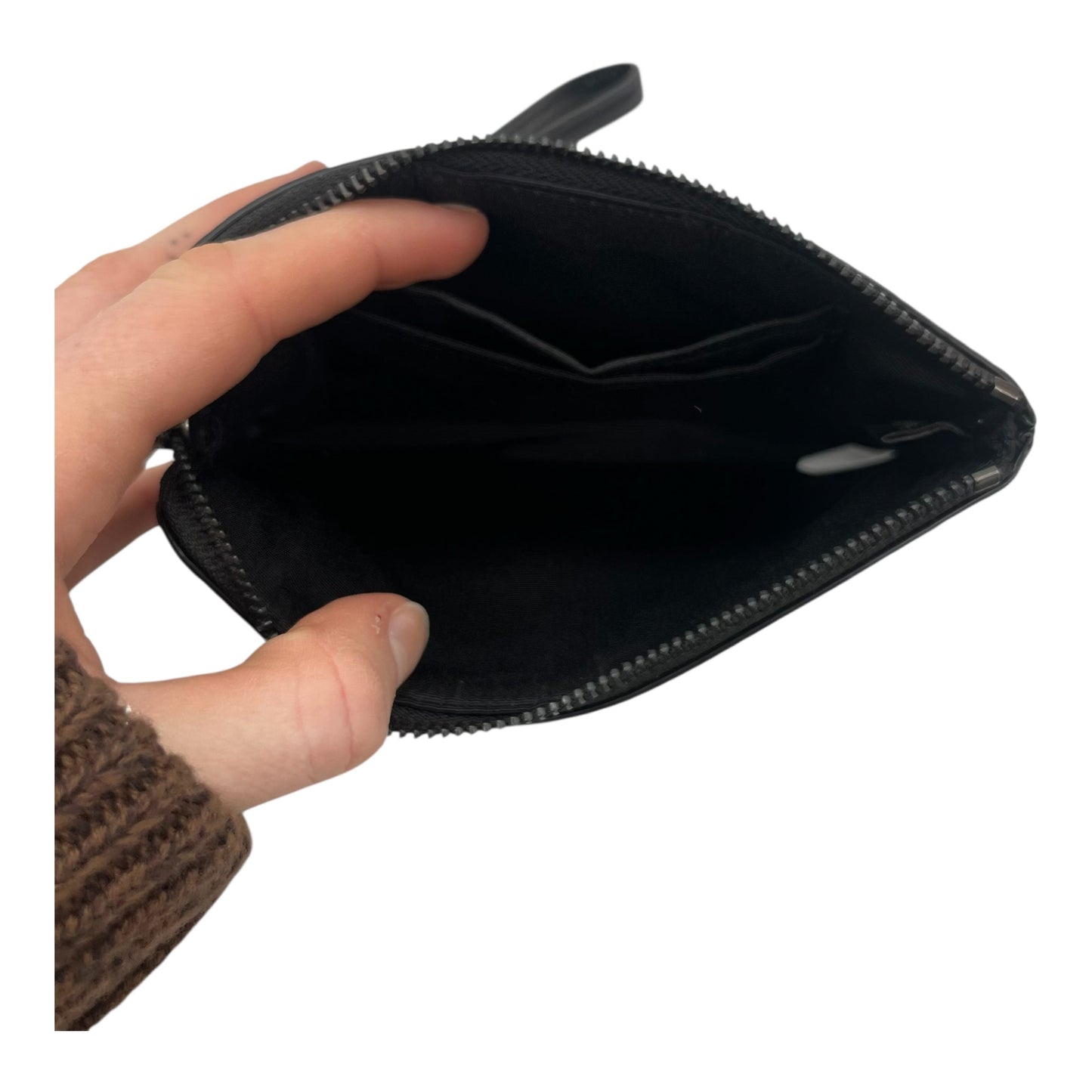 Wristlet Designer By Coach In Black, Size:Medium