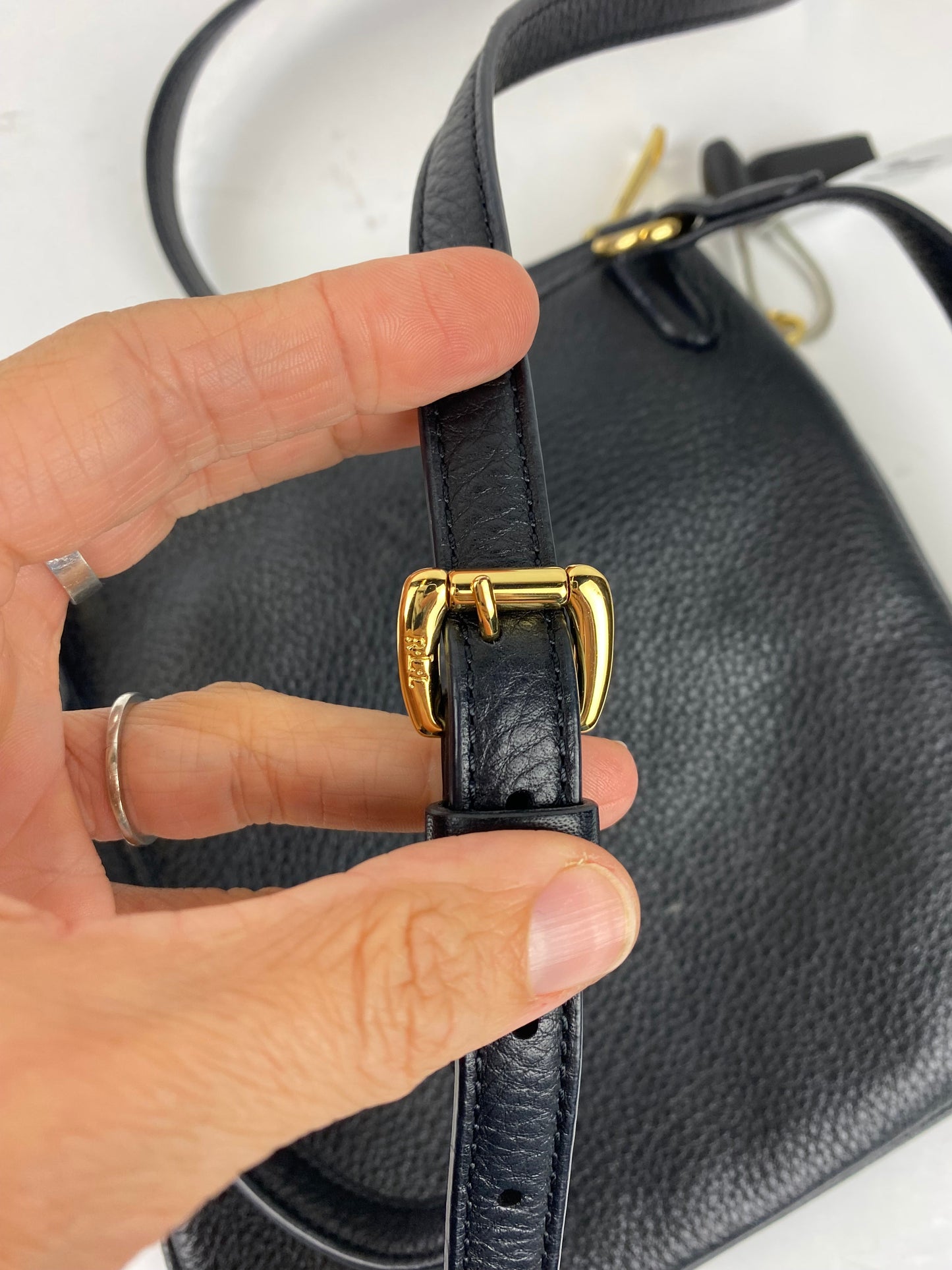Crossbody Leather By Ralph Lauren, Size: Small