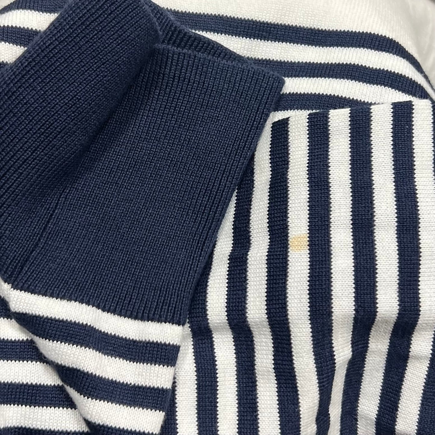 Sweater By Brooks Brothers In Blue & White, Size: L