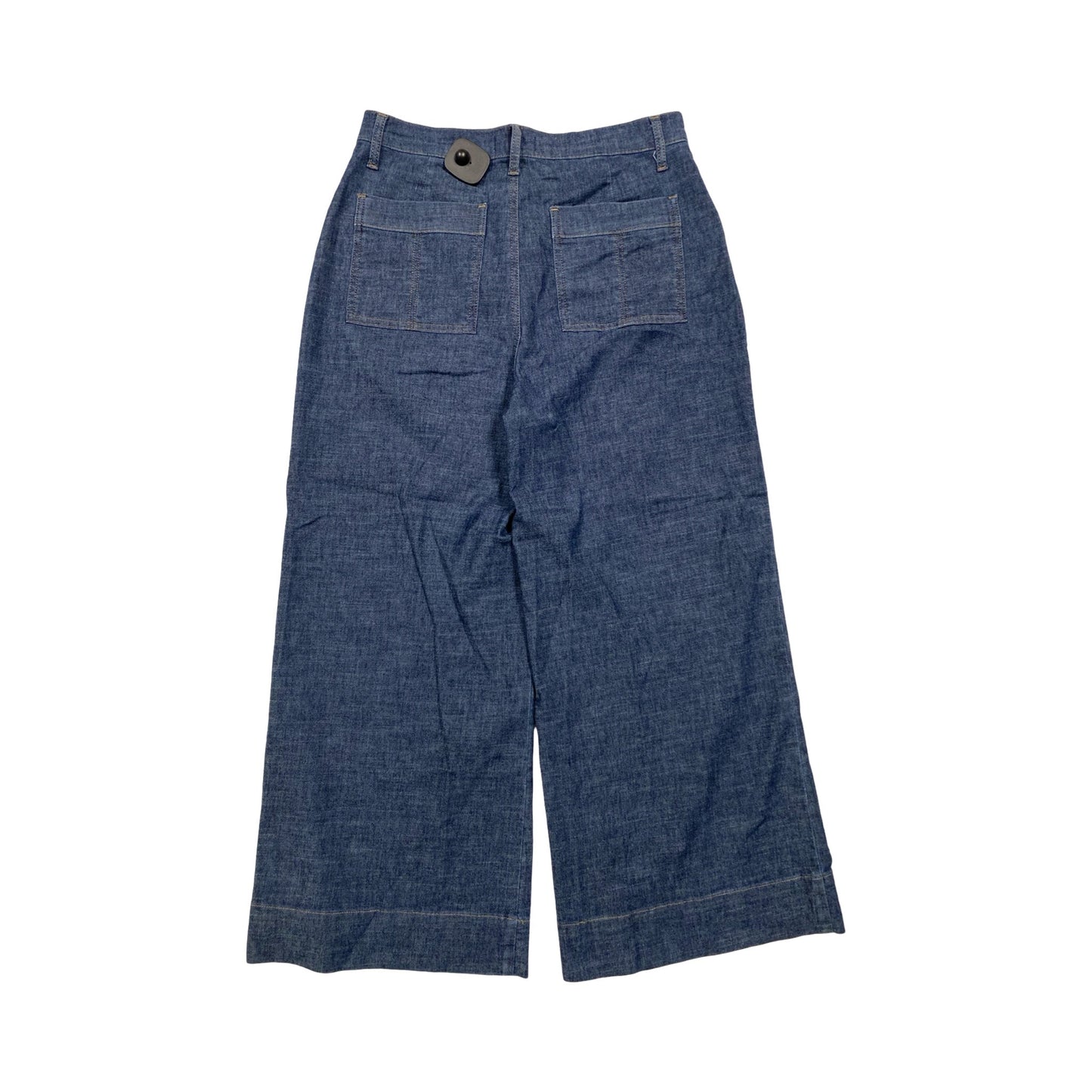 Jeans Wide Leg By Evereve In Blue Denim, Size:8