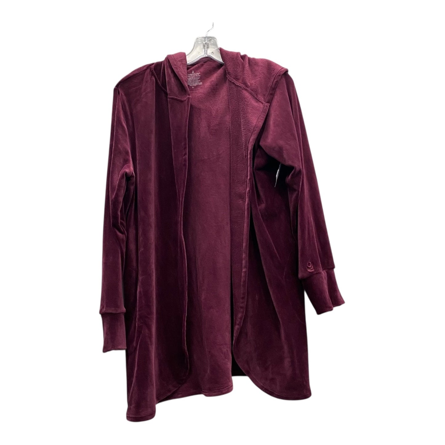 Jacket Other By Cuddl Duds In Maroon, Size:L