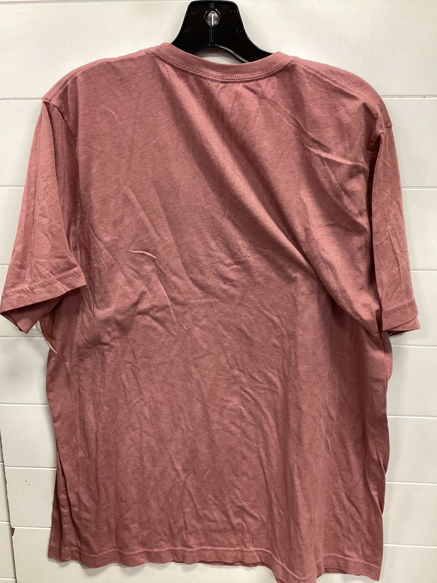 Top Ss By Bella + Canvas In Pink, Size:2X
