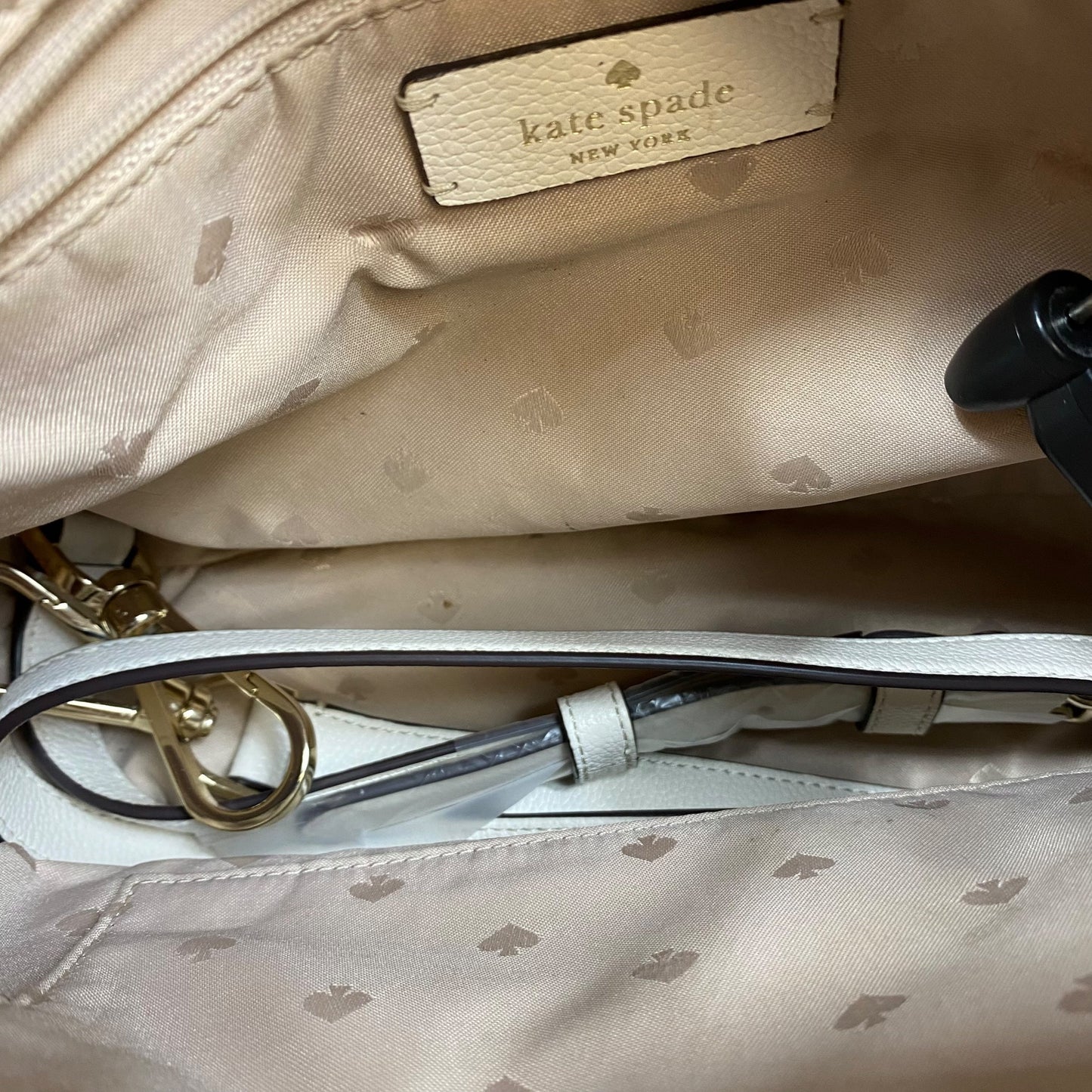 Crossbody Designer By Kate Spade In Cream, Size:Medium