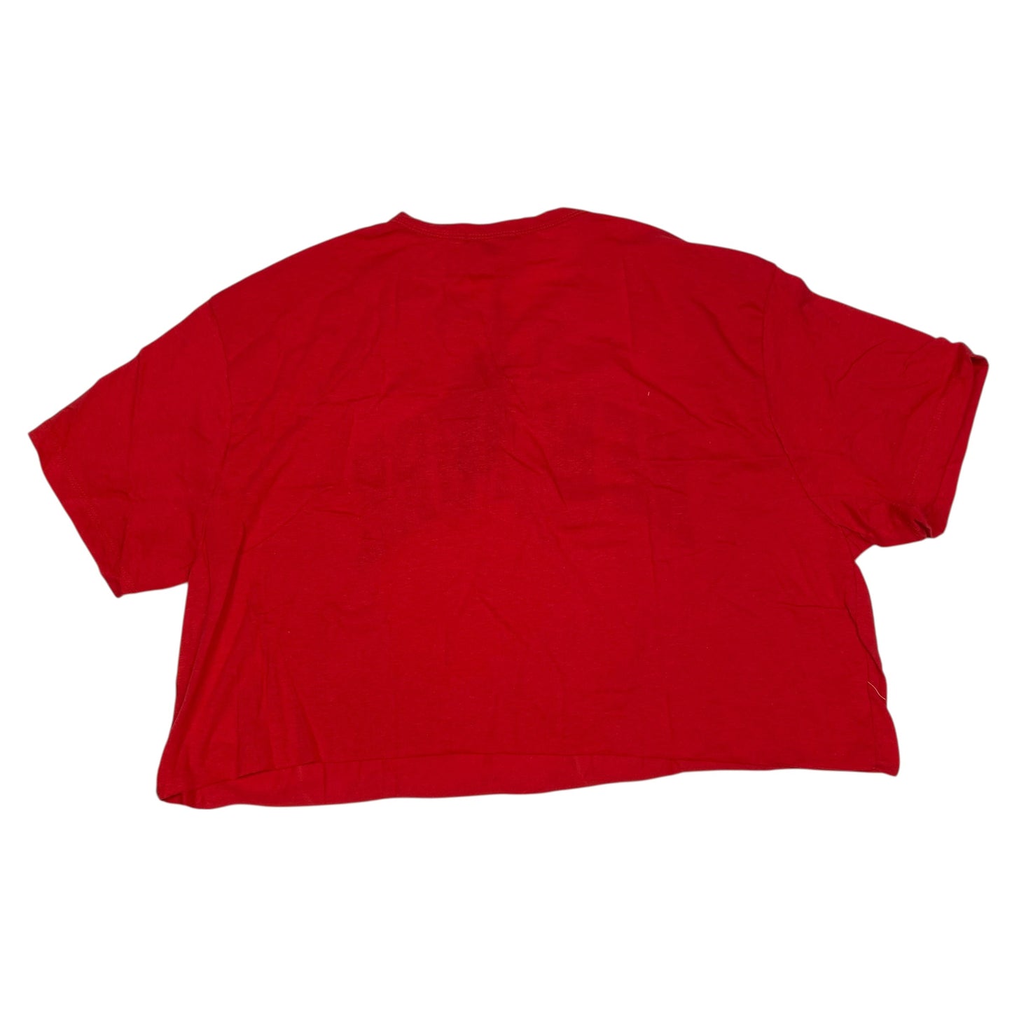 Top Ss By Fashion Nova In Red, Size:1X