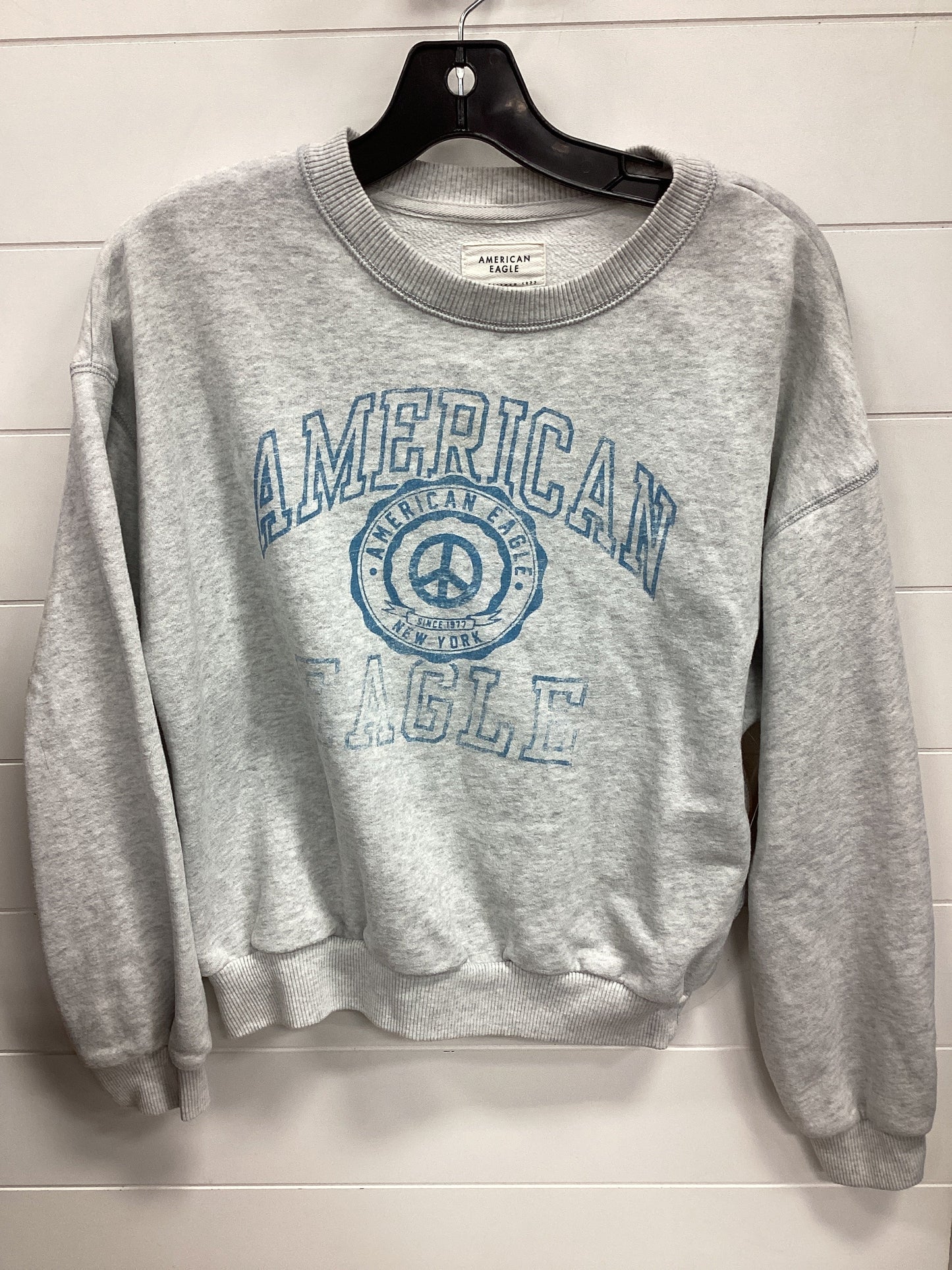 Sweater By American Eagle In Grey, Size:Xs
