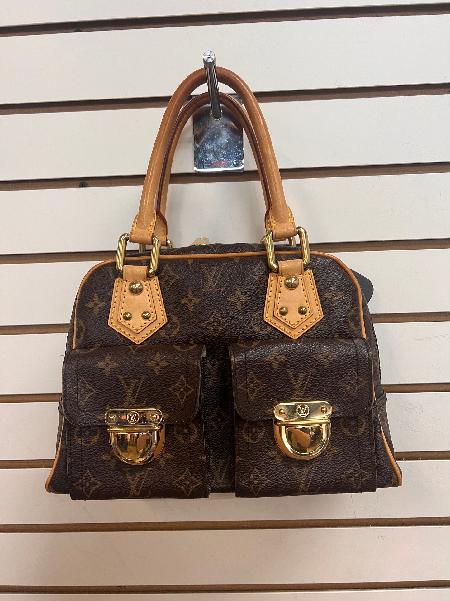 HANDBAG LUXURY DESIGNER by LOUIS VUITTON In BROWN, Size: LARGE