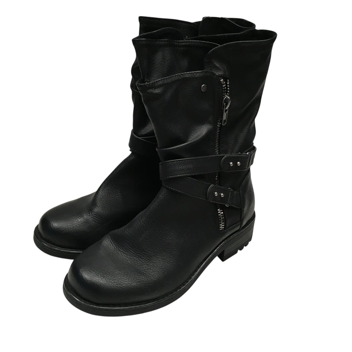 Boots Knee Flats By Torrid In Black, Size:10