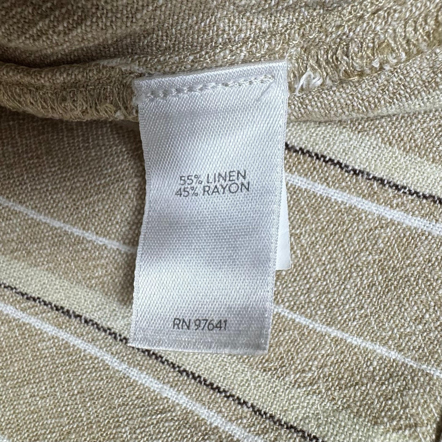 Pants Linen By J. Jill In Striped Pattern, Size: L